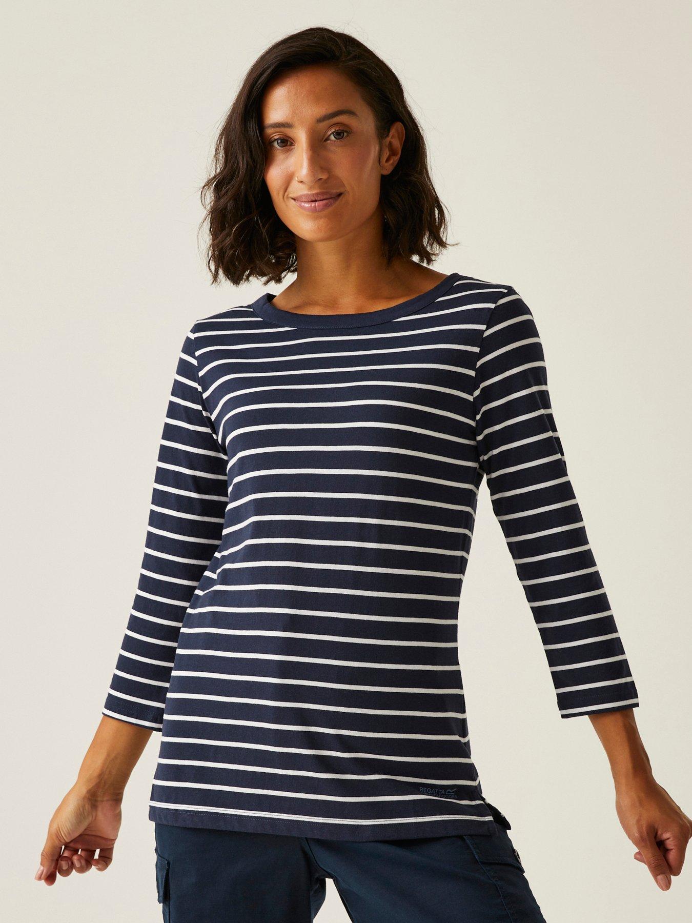 Image 1 of 6 of Regatta Womens Bayletteteeii T Shirt- Navy