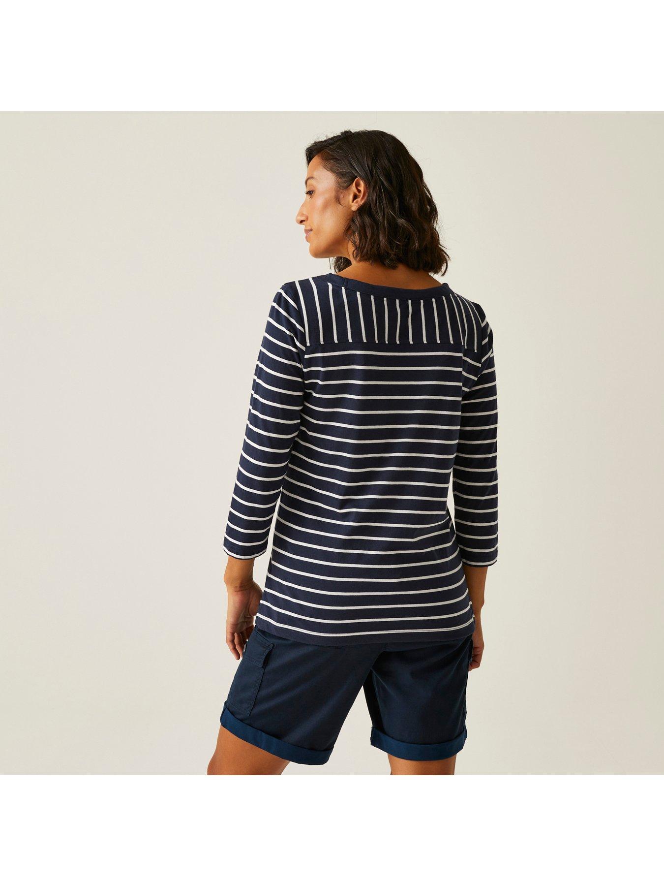 Image 2 of 6 of Regatta Womens Bayletteteeii T Shirt- Navy
