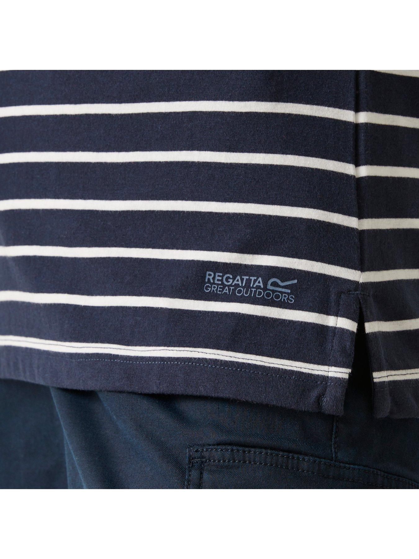 Image 4 of 6 of Regatta Womens Bayletteteeii T Shirt- Navy