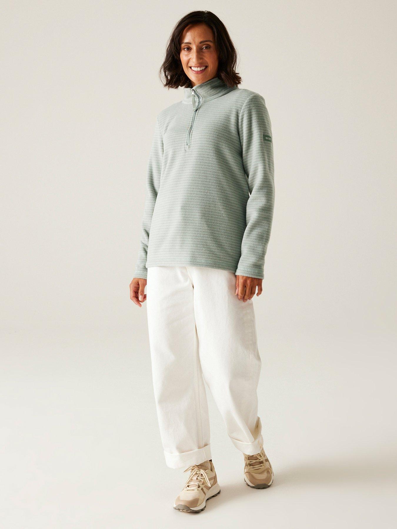 Image 3 of 6 of Regatta Womens Solenneii Half Zip Fleece- Green