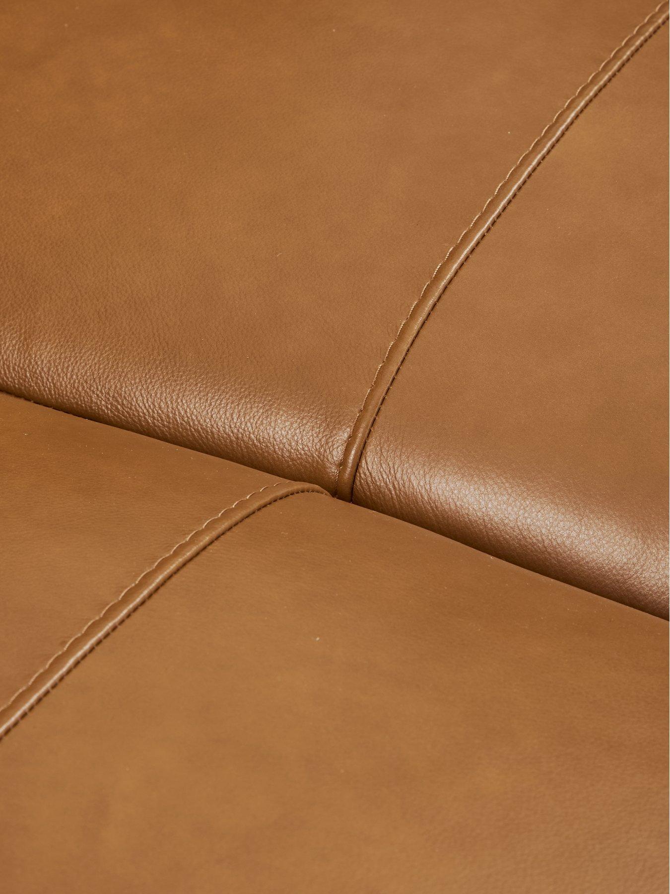 Image 6 of 7 of The Very Collection Morena 2 Seater Standard Back Leather Sofa