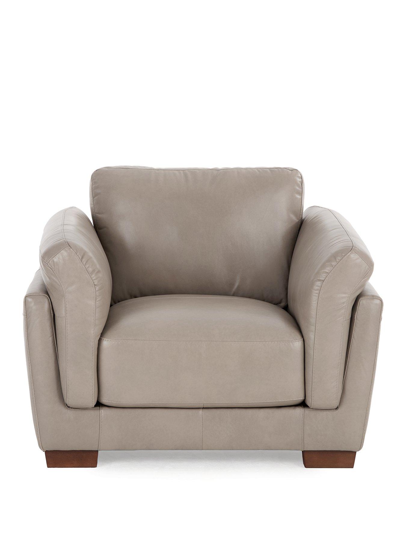 Image 2 of 5 of The Very Collection Morena Italian Leather Armchair