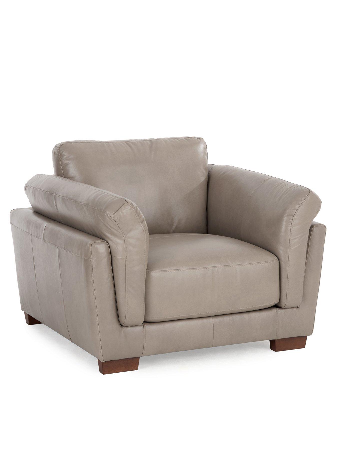 Image 3 of 5 of The Very Collection Morena Italian Leather Armchair