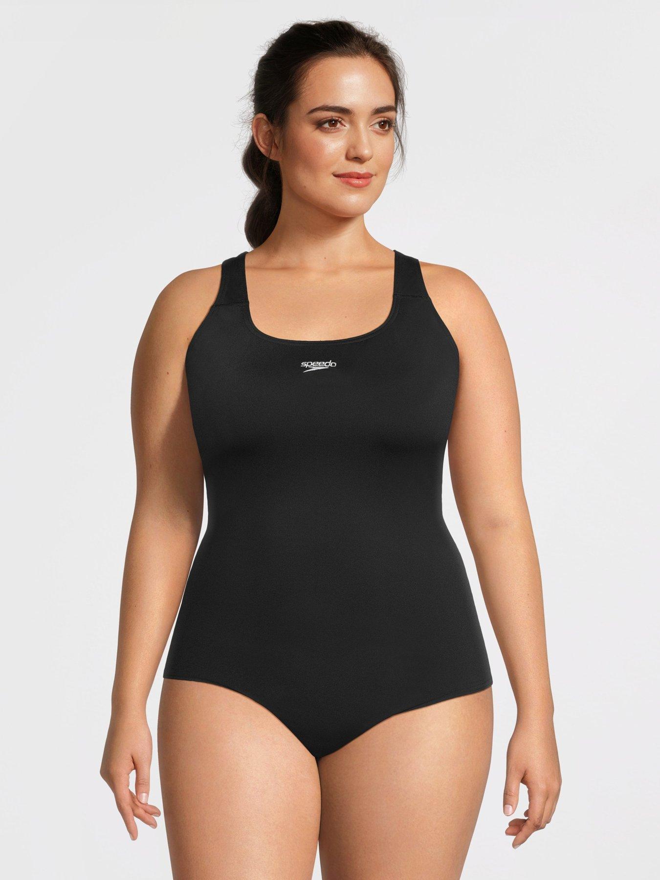 speedo-womens-plus-size-endurance-medalist-black