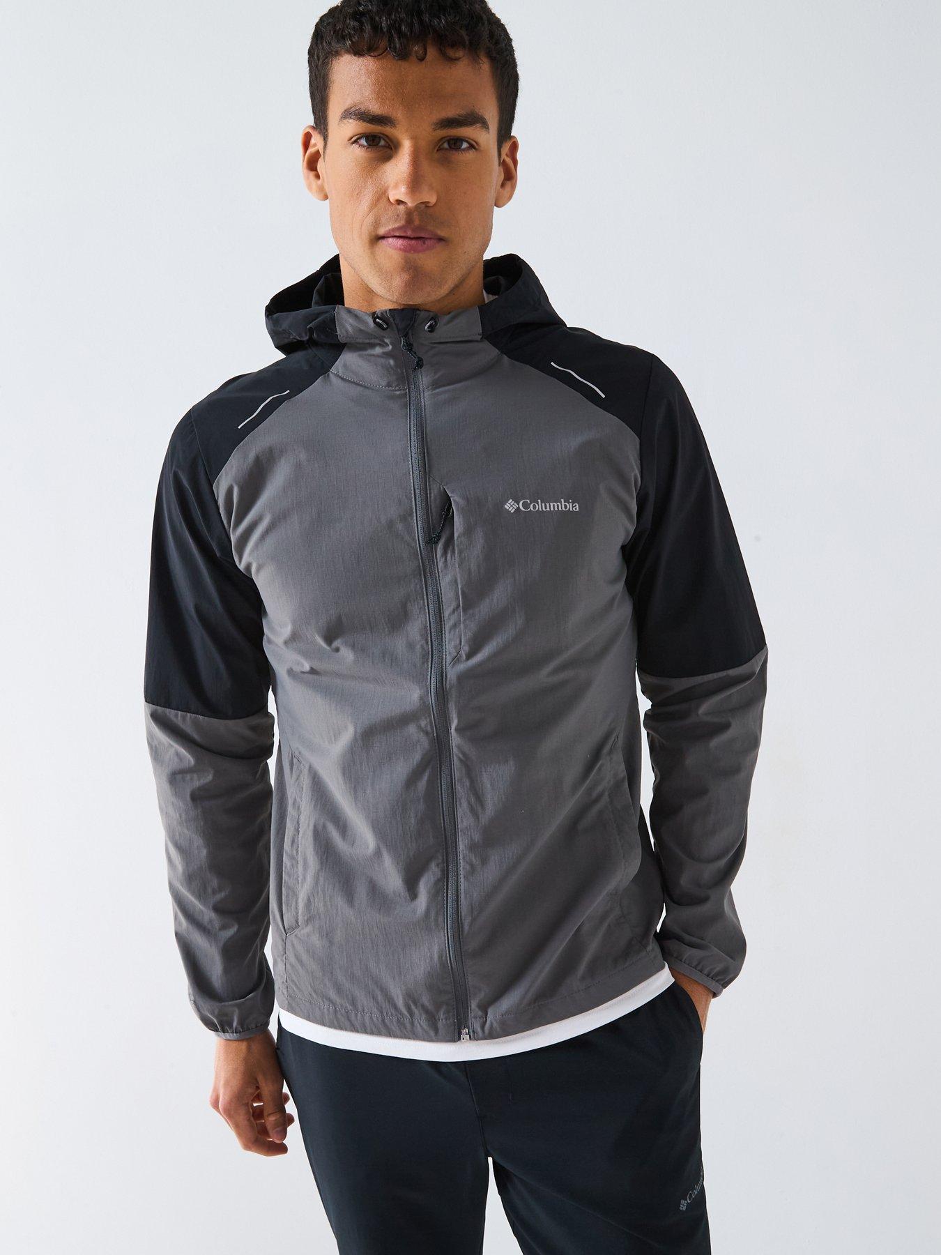Image of Columbia Men's Tech Nylon Hooded Jacket - Black/Grey