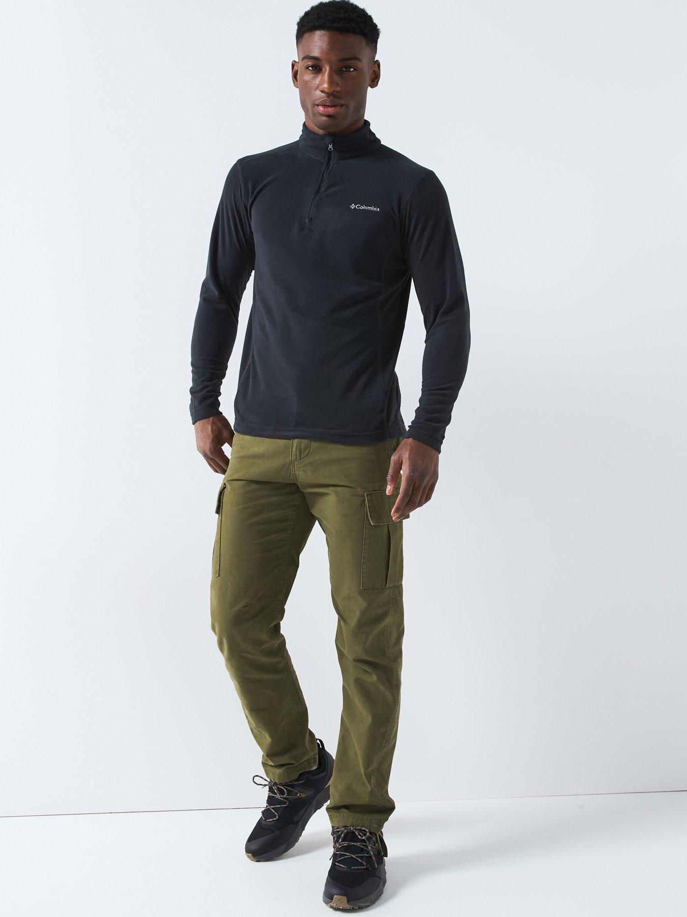 columbia-mens-klamath-range-2-half-zip-fleece--blackback