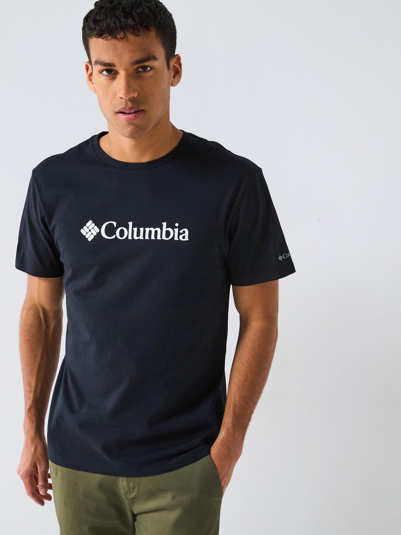 Columbia Mens Csc Basic Logo Short Sleeve T-shirt - Black