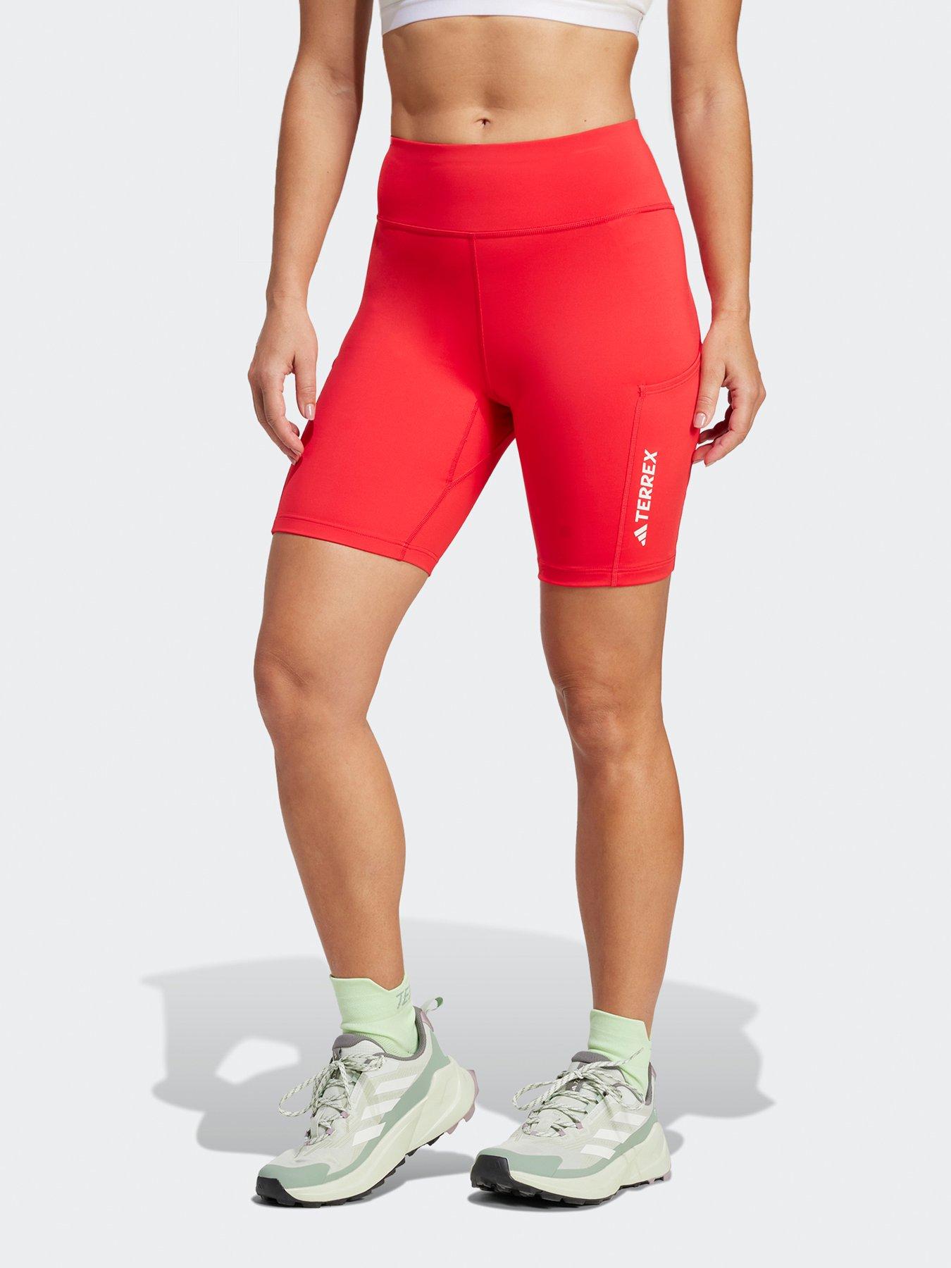 adidas Terrex Womens Mountain 8 Inch Shorts - Red