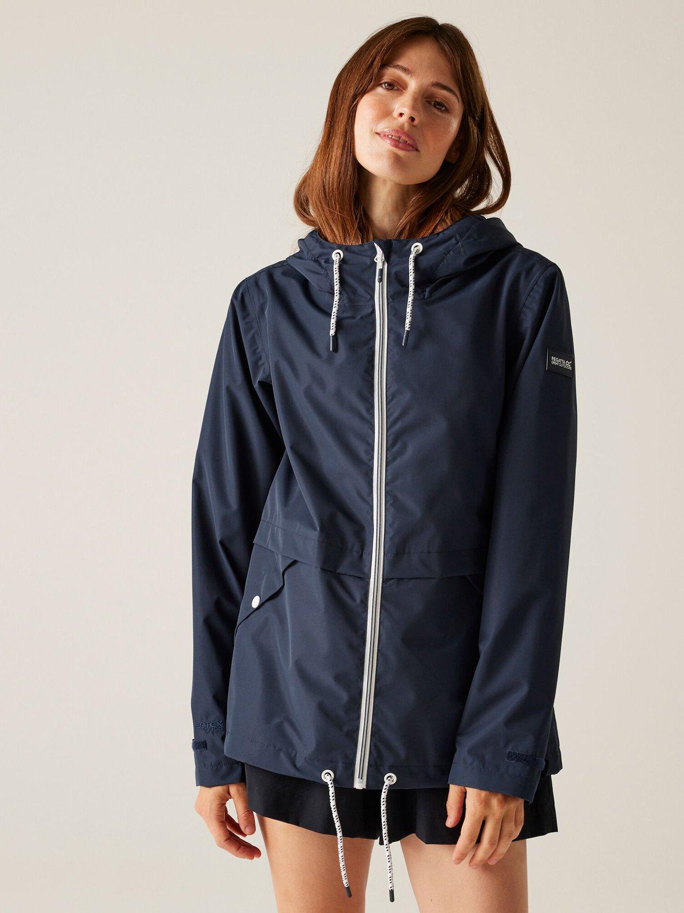undefined Womens Baylettaii Waterproof Shell Jacket- Navy