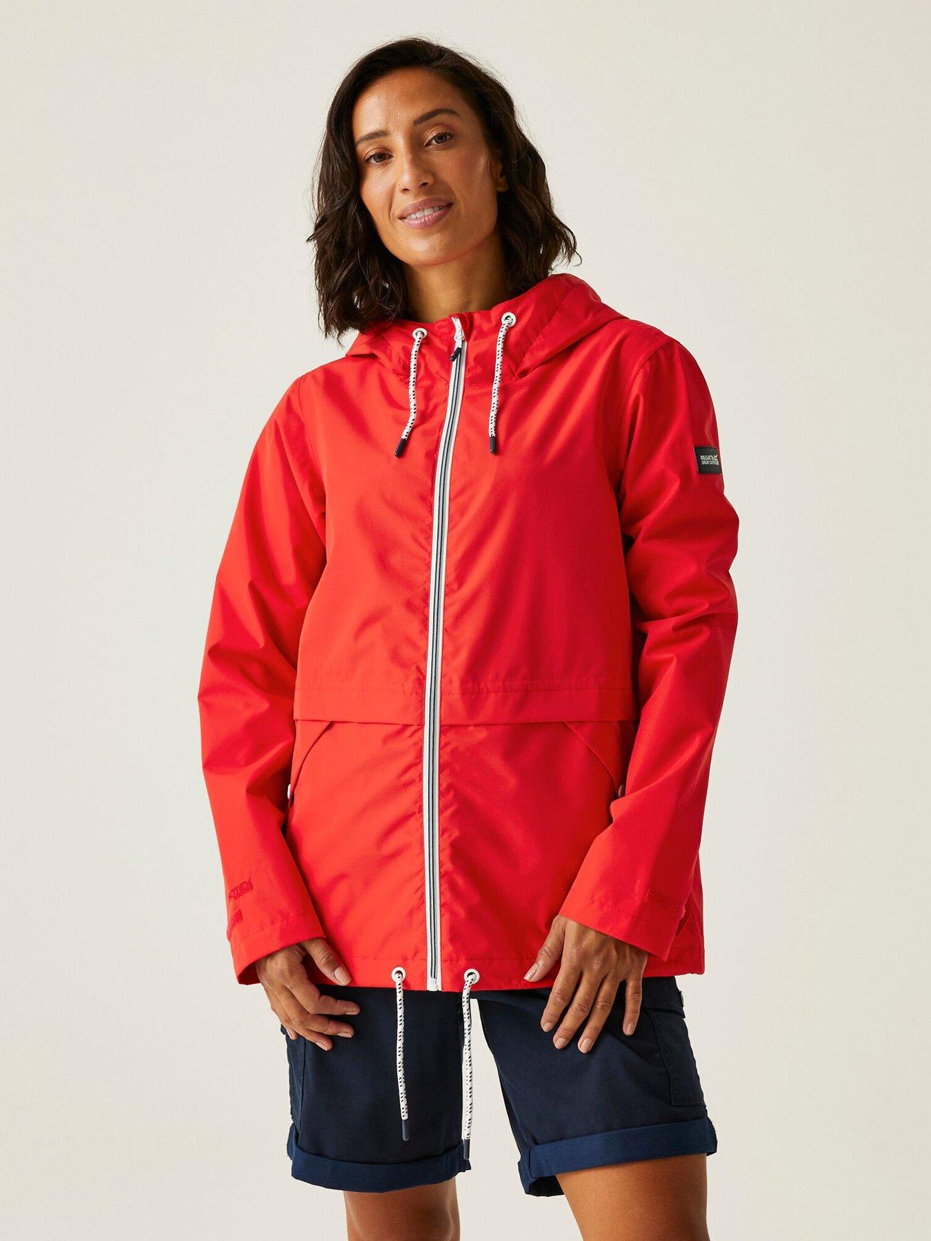 undefined Womens Baylettaii Waterproof Shell Jacket- Red