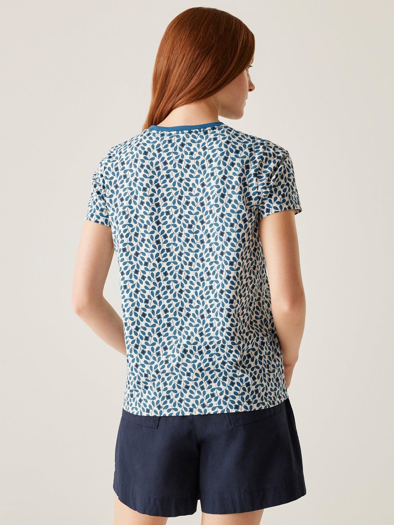 Image 2 of 6 of Regatta Womens Orla T Shirt- Blue