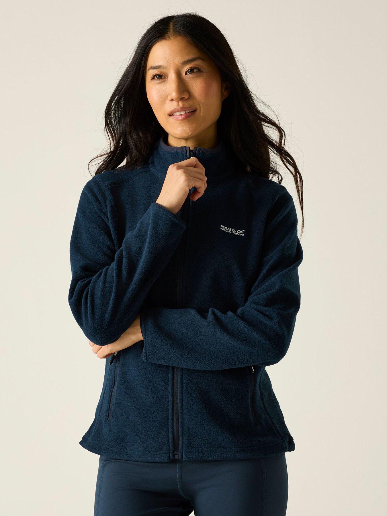 Regatta Womens Floreoiv Full Zip Fleece - Navy