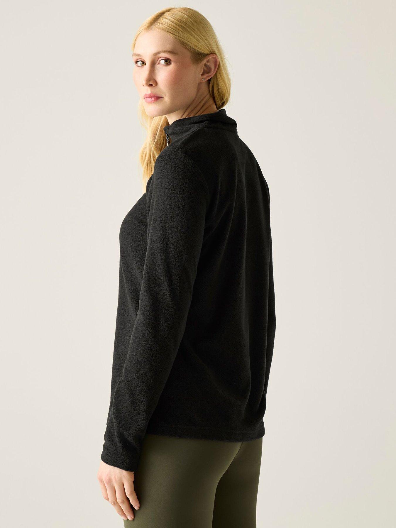 Image 2 of 7 of Regatta Womens Sweethart Half Zip Fleece - Black