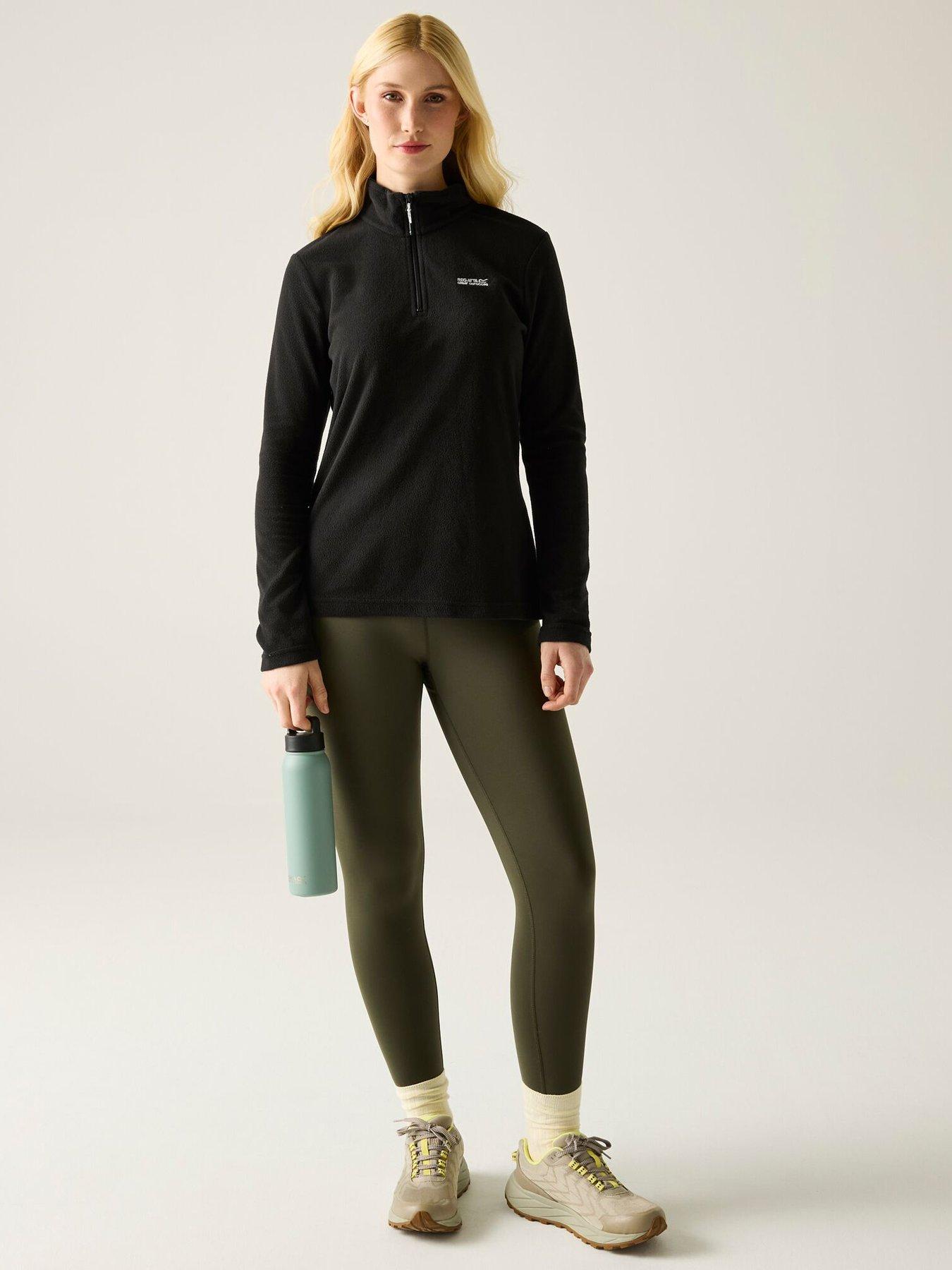 Image 4 of 7 of Regatta Womens Sweethart Half Zip Fleece - Black