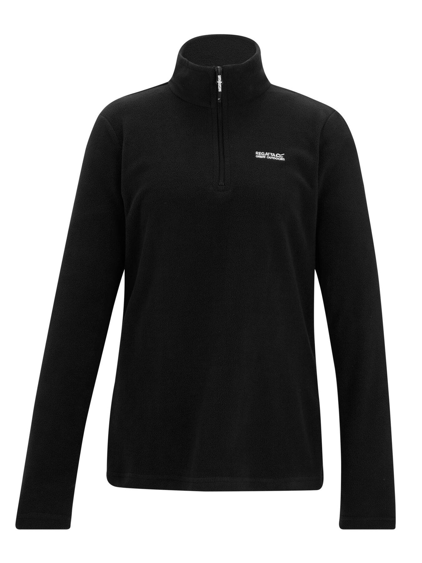 Image 5 of 7 of Regatta Womens Sweethart Half Zip Fleece - Black