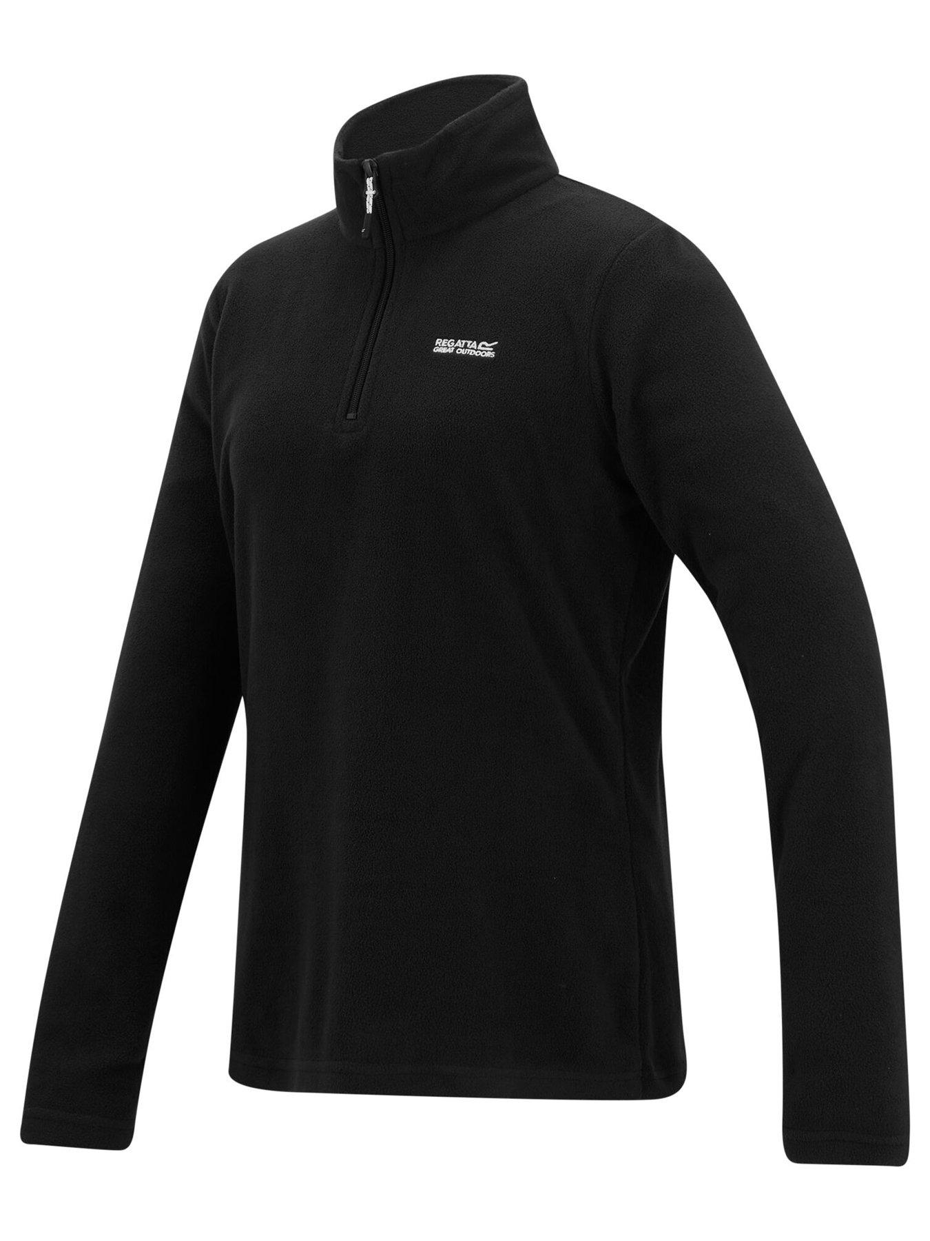 Image 6 of 7 of Regatta Womens Sweethart Half Zip Fleece - Black