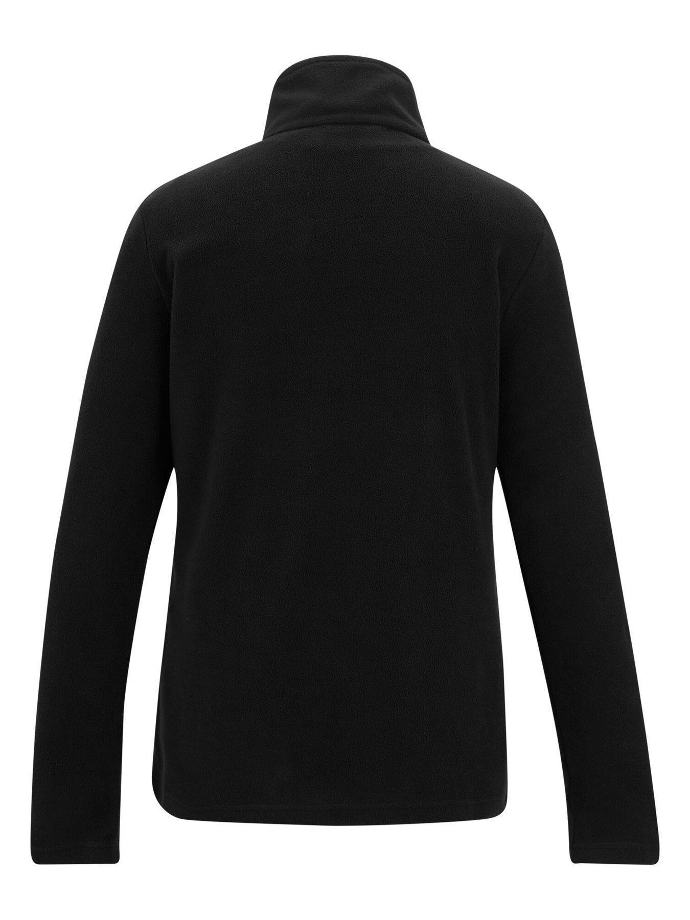 Image 7 of 7 of Regatta Womens Sweethart Half Zip Fleece - Black