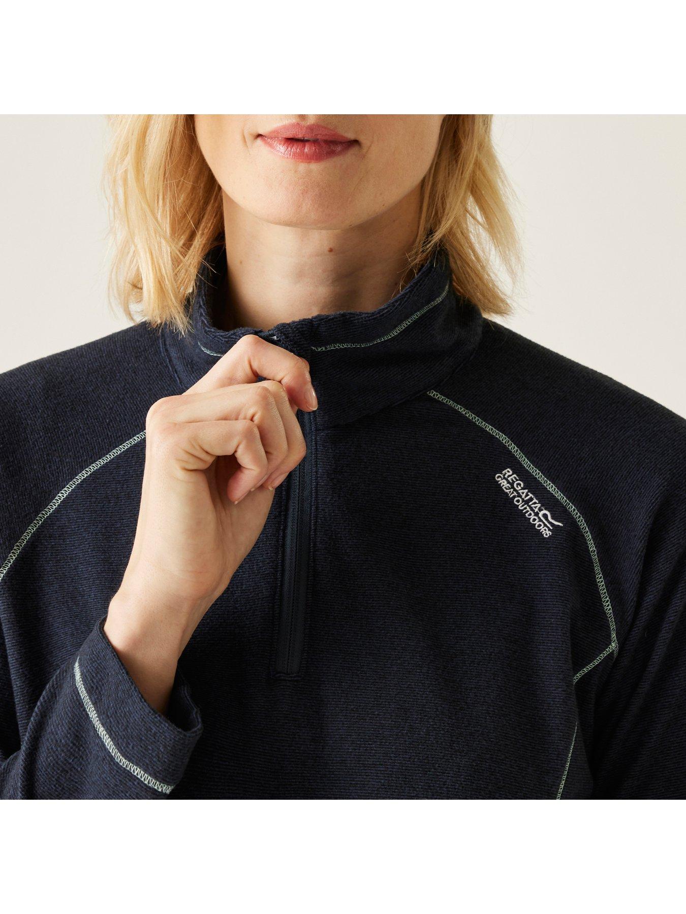 Image 3 of 6 of Regatta Womens Montes Half Zip Fleece - Navy