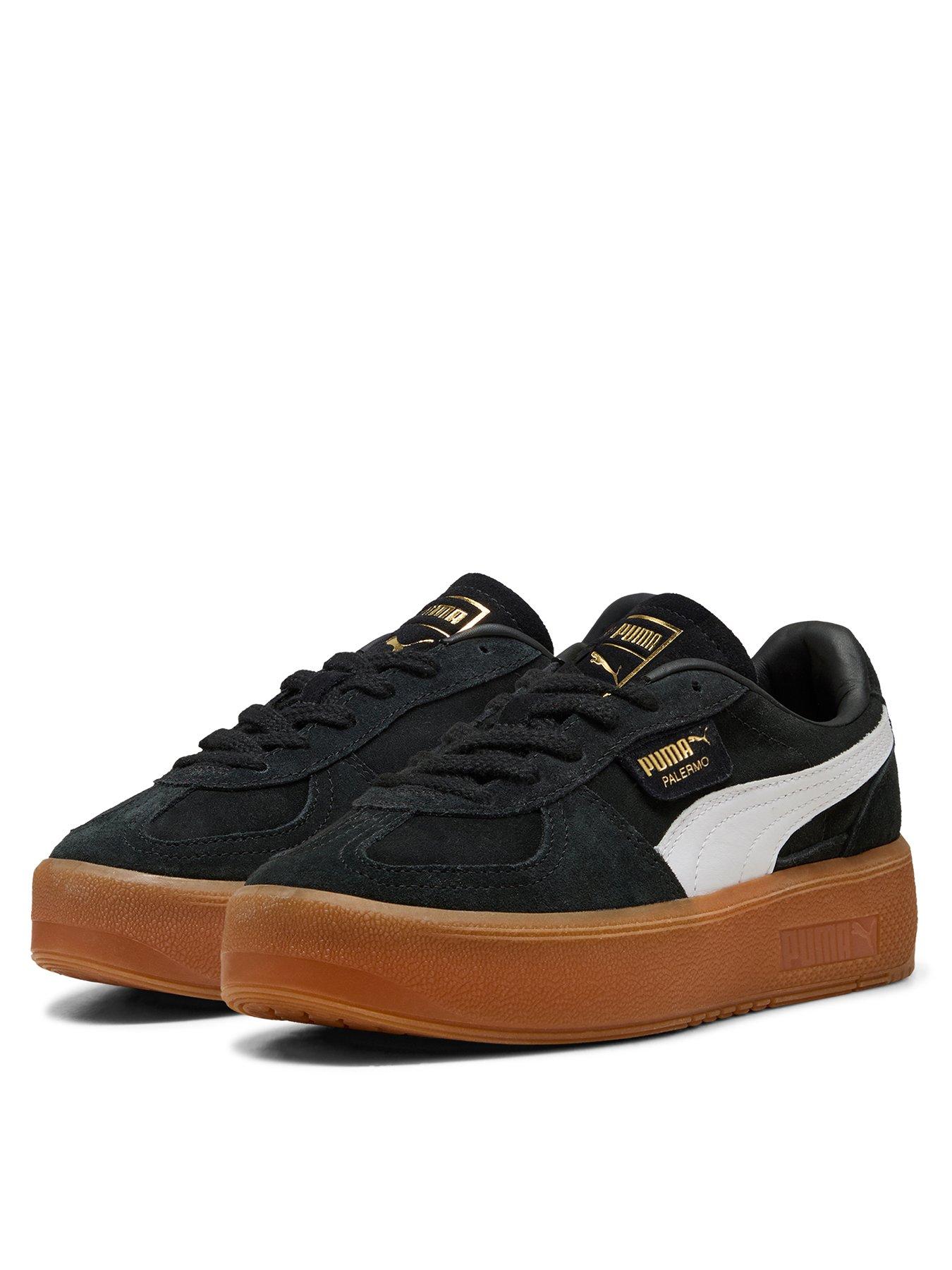 puma-womens-palermo-elevata-trainers--blackstillFront