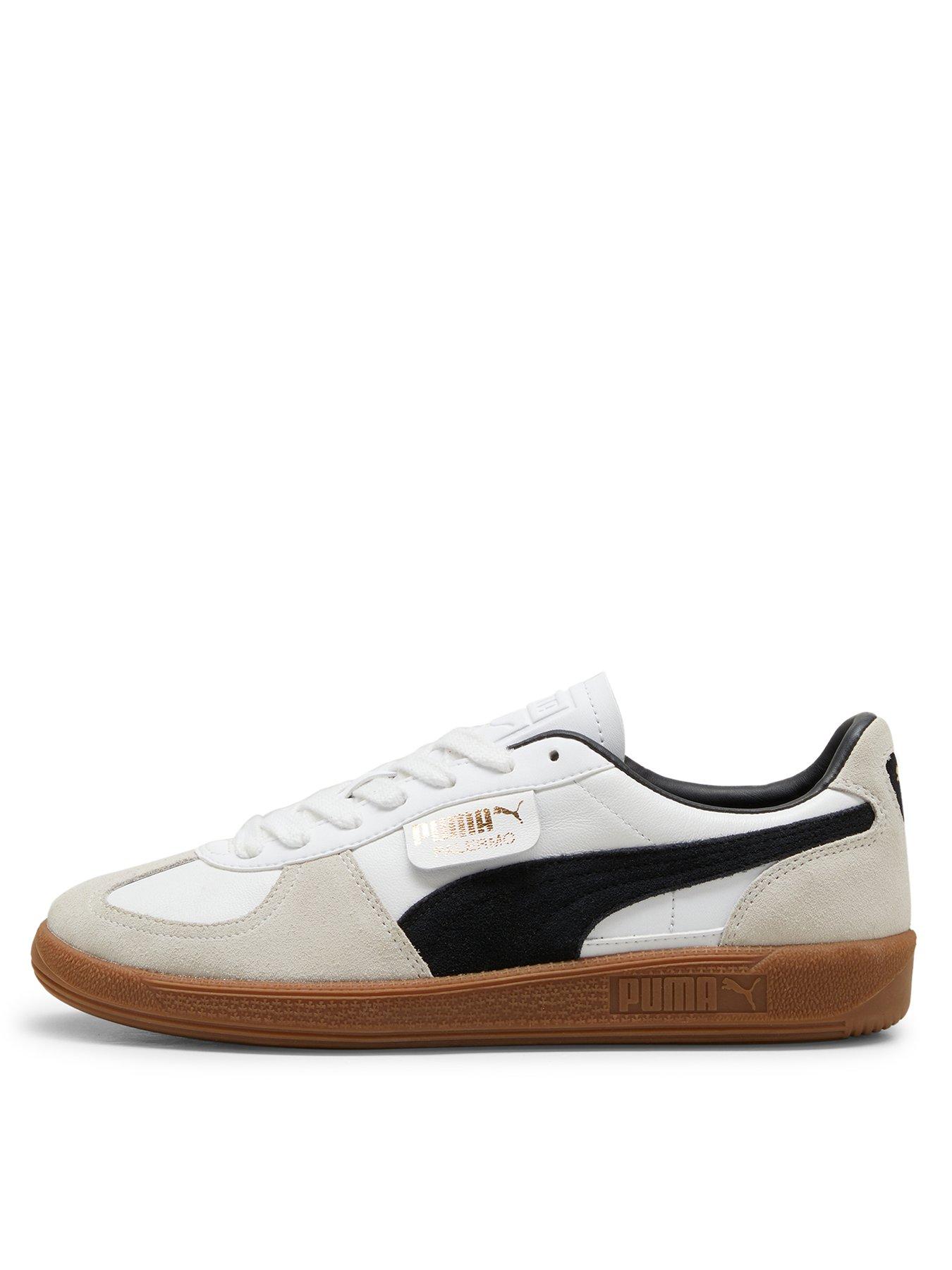 Puma Unisex Palermo Leather Trainers - White