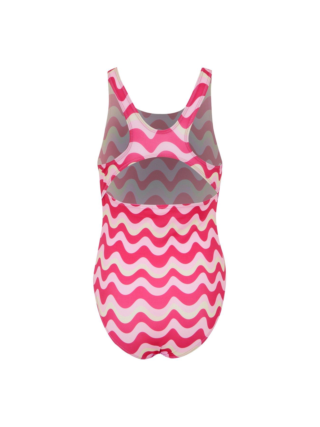 Image 6 of 6 of Regatta Katrisse Kids Swimming Costume - Pink