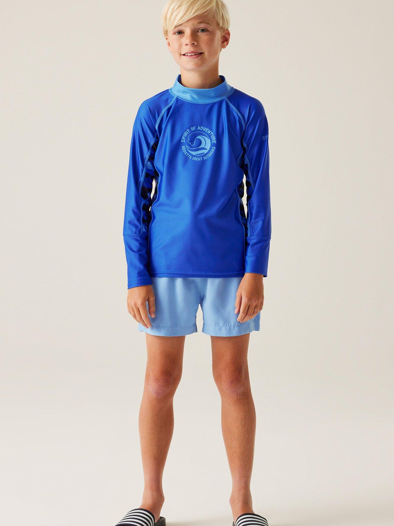 Image 3 of 6 of Regatta Hokuii Kids Rash Suit-blue