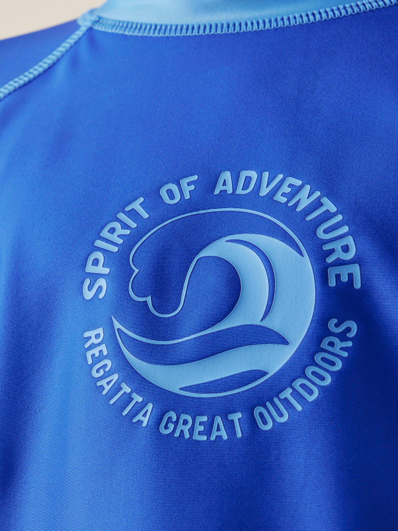 Image 4 of 6 of Regatta Hokuii Kids Rash Suit-blue