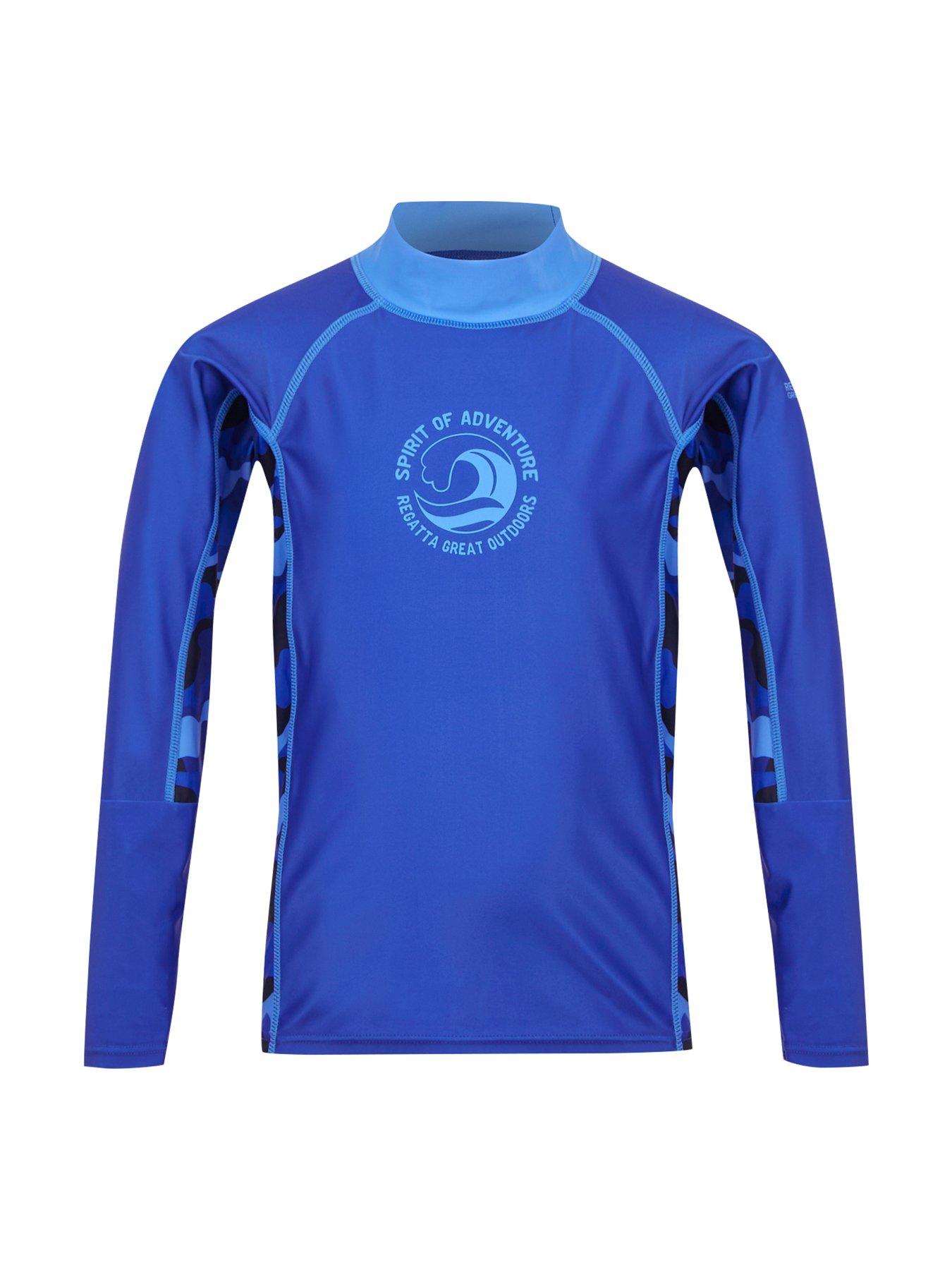 Image 5 of 6 of Regatta Hokuii Kids Rash Suit-blue
