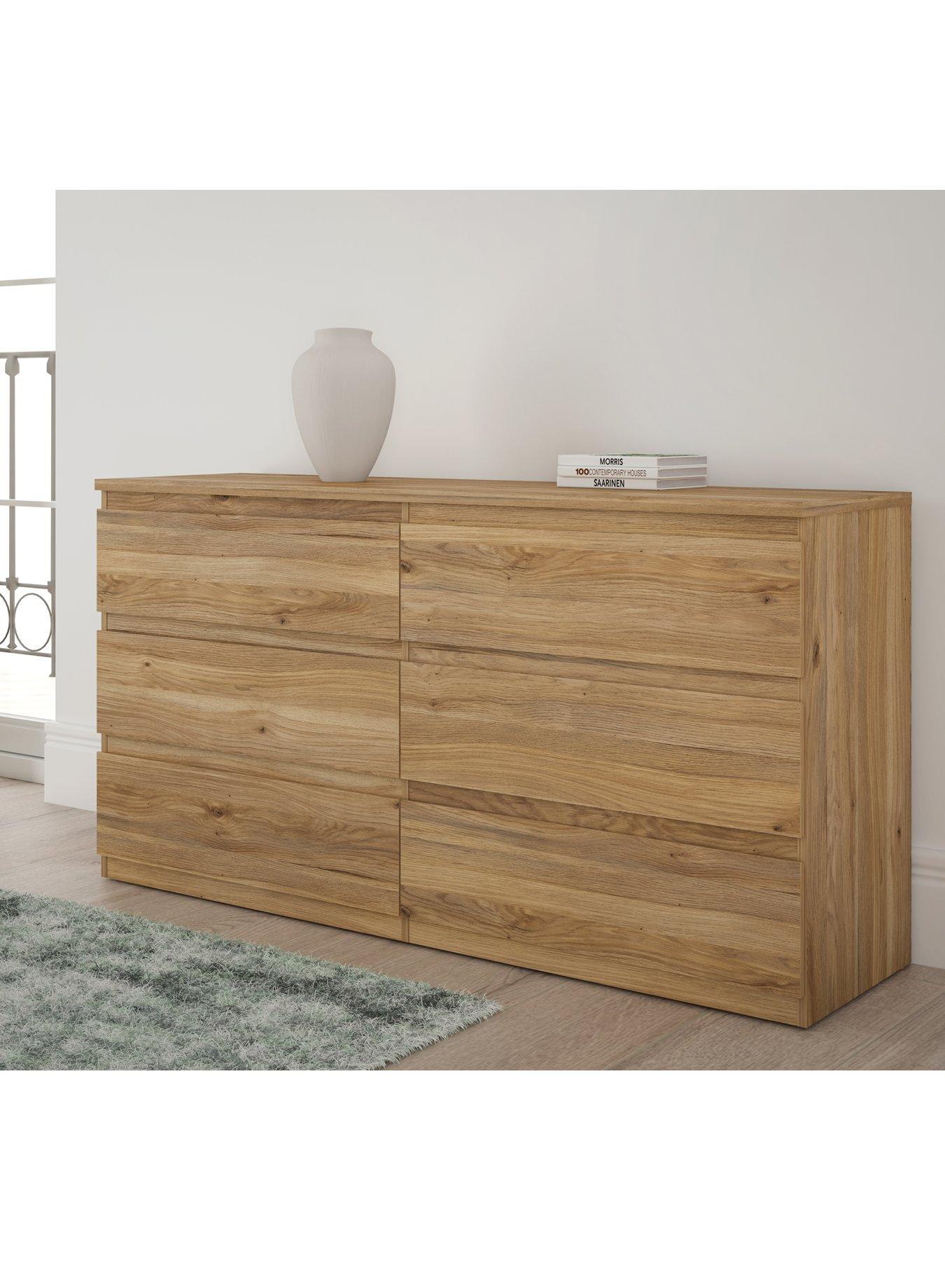 very-home-lisson-6-drawer-chest-new-oak-fscreg-certifiedfront