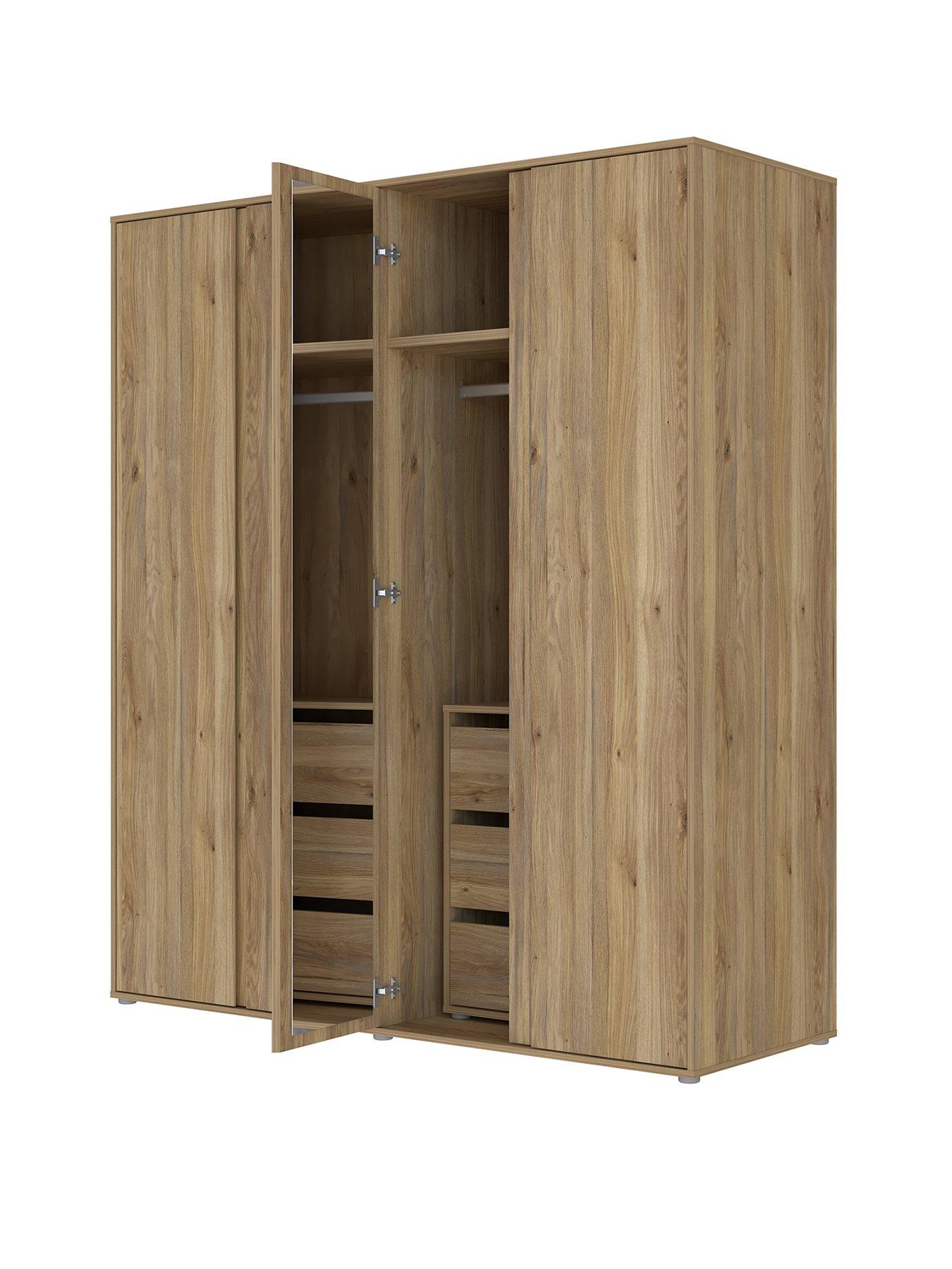 very-home-lisson-4-door-wardrobe-with-internal-chest-of-drawers-new-oaknbsp--fscreg-certifiedstillFront