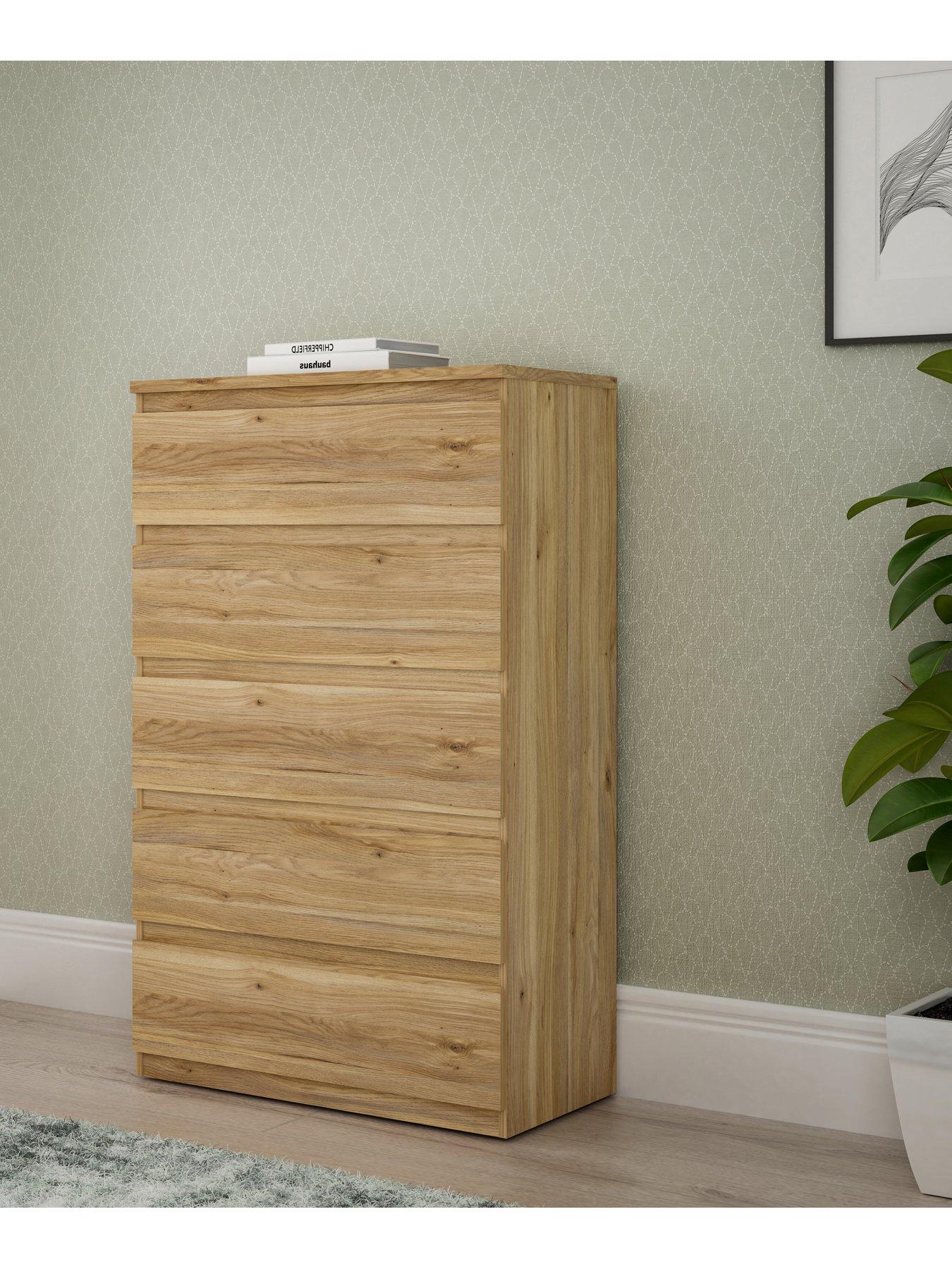 Very Home Lisson 5 Drawer Chest - New Oak - FSC® Certified