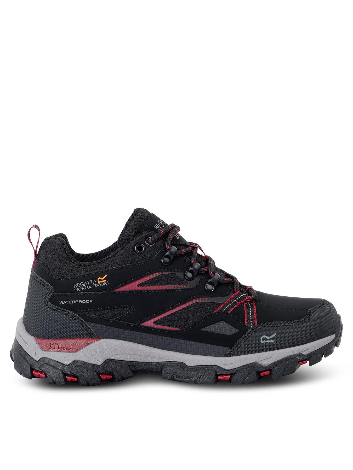 undefined Womens Lady Holcombe Low Waterproof Walking Shoe -black