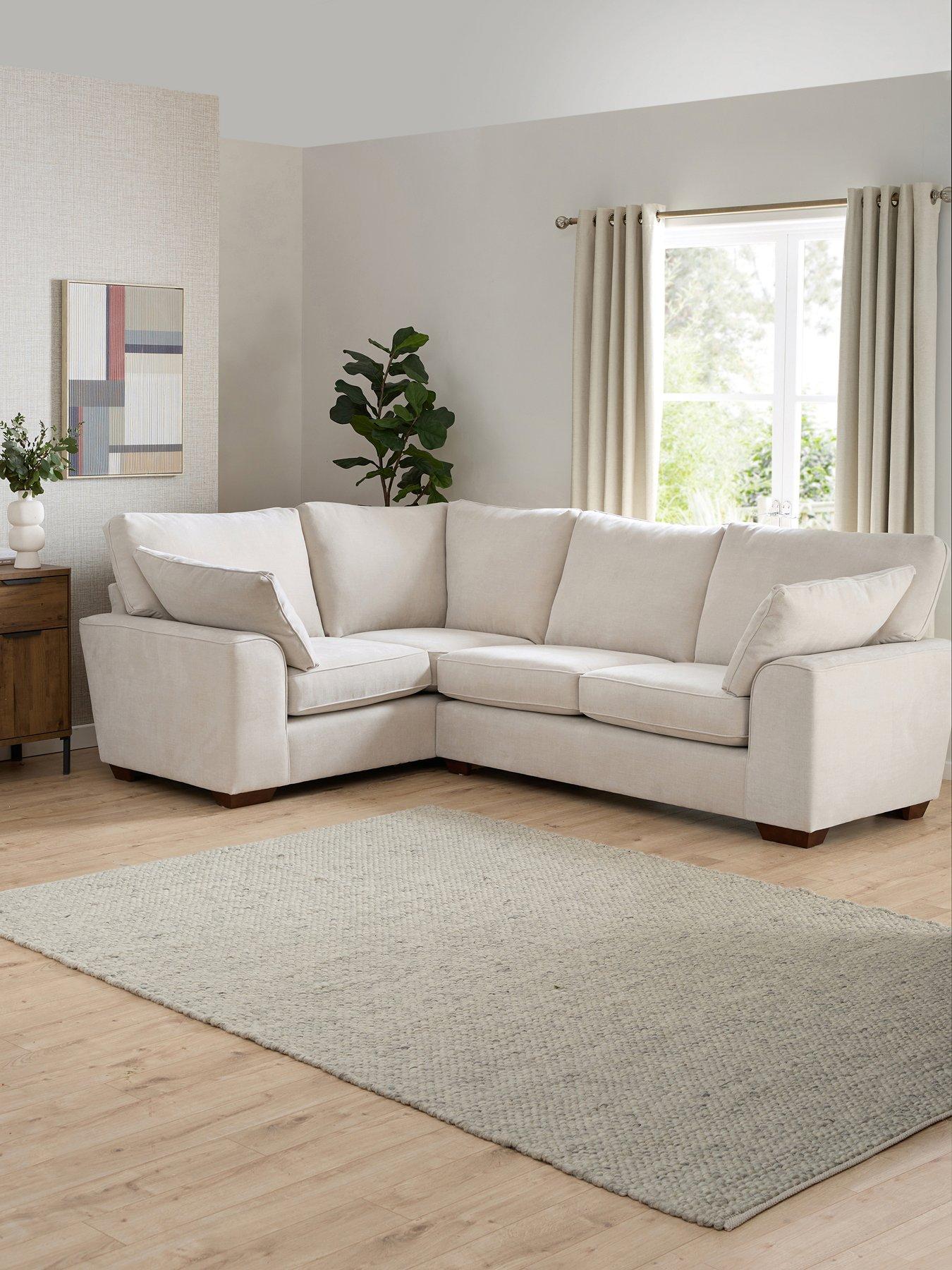 Very Home Ascot Fabric Left Hand Corner Group - Made to order in the UK