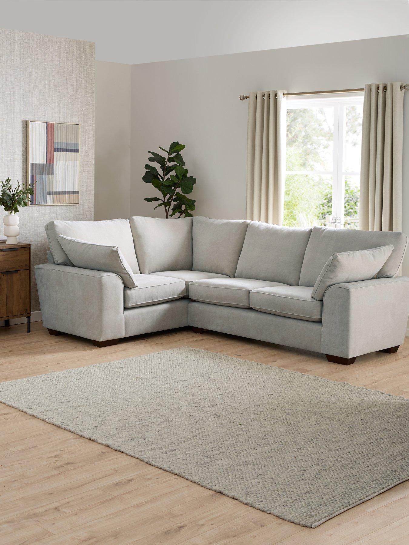 Very Home Ascot Fabric Left Hand Corner Group - Made to order in the UK