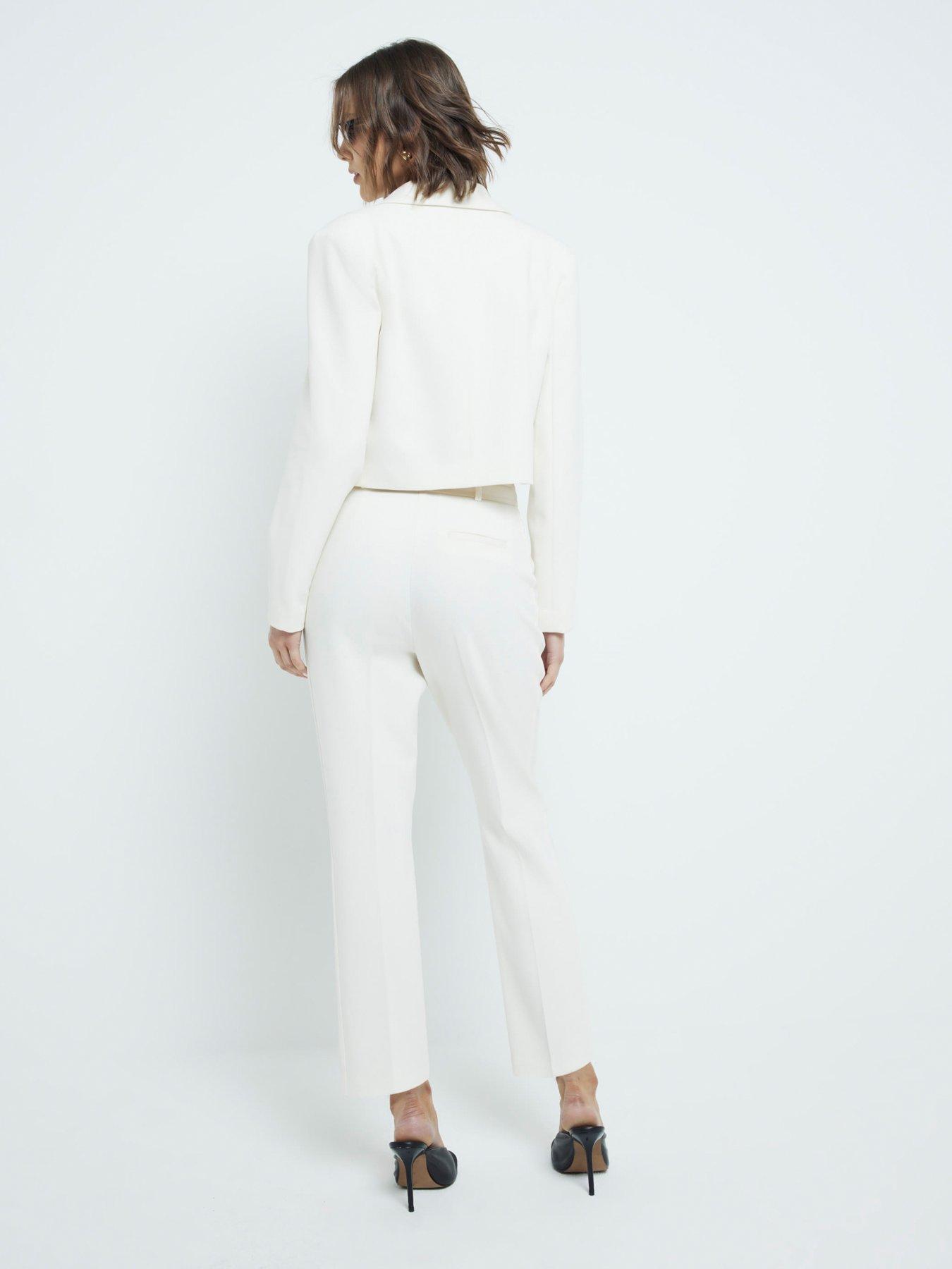 Image 2 of 6 of River Island Cigarette Trouser - Cream