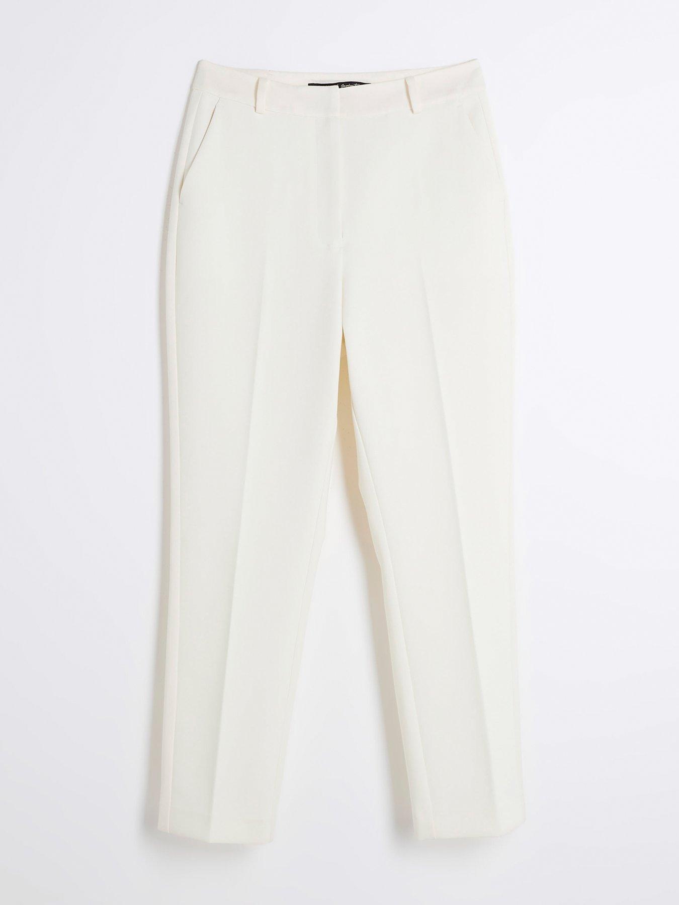 Image 6 of 6 of River Island Cigarette Trouser - Cream