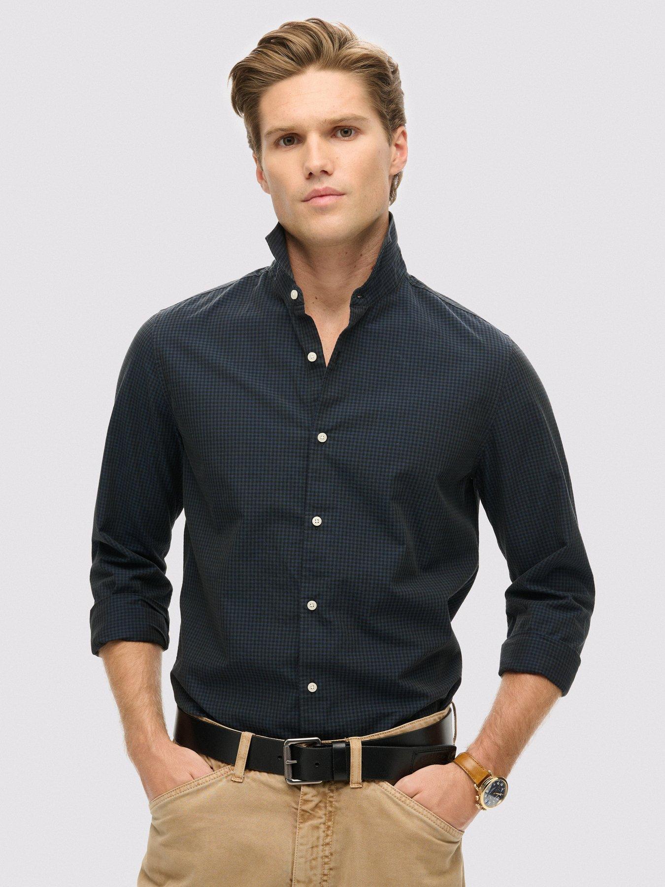 superdry-long-sleeve-shirt-navyfront