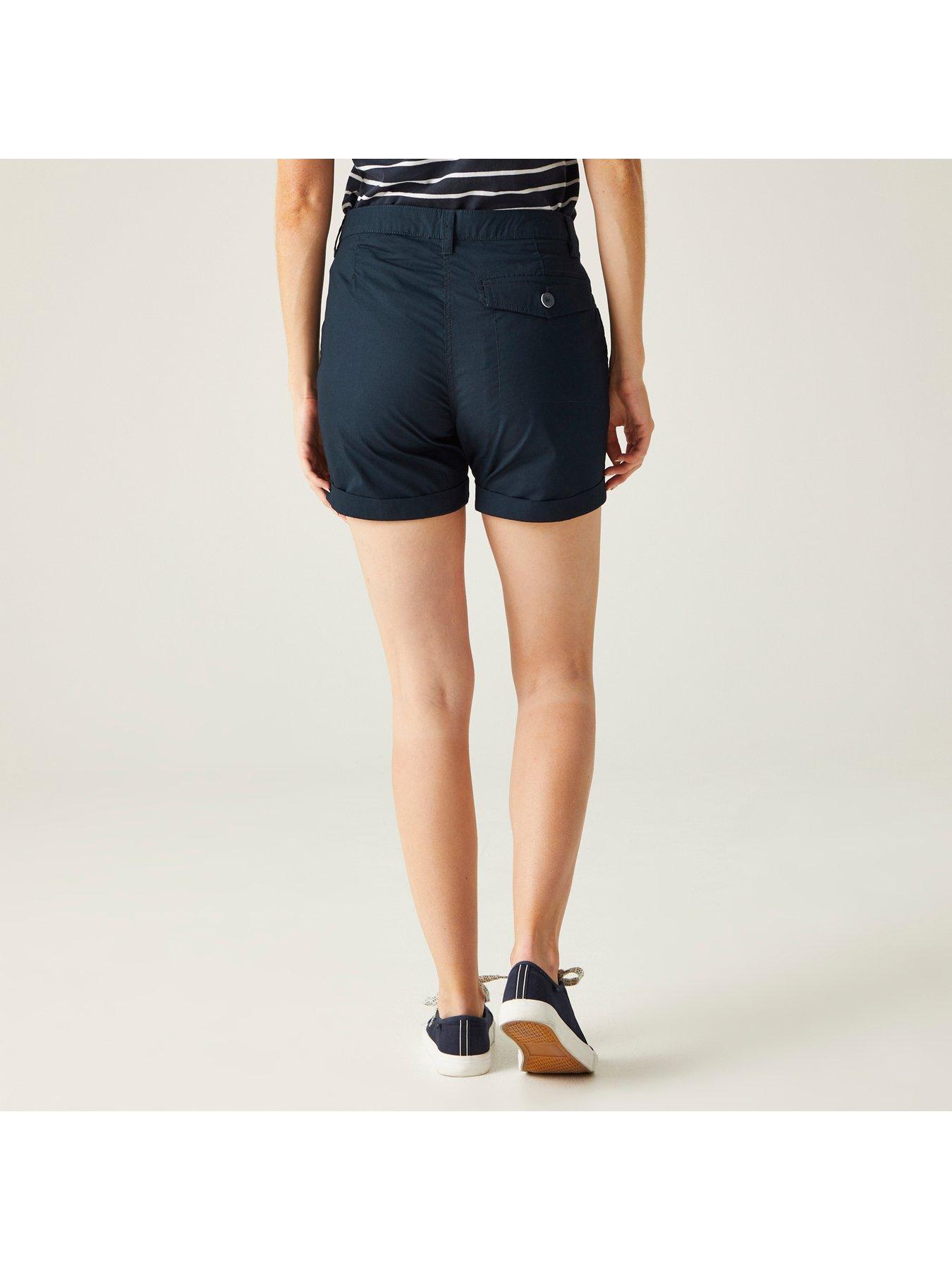 Image 2 of 6 of Regatta Womens Pemma Shorts- Navy