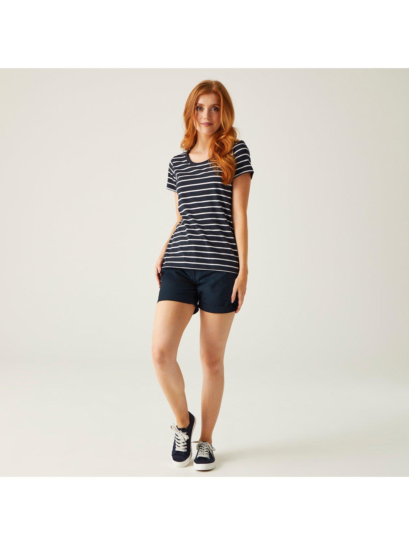 Image 3 of 6 of Regatta Womens Pemma Shorts- Navy