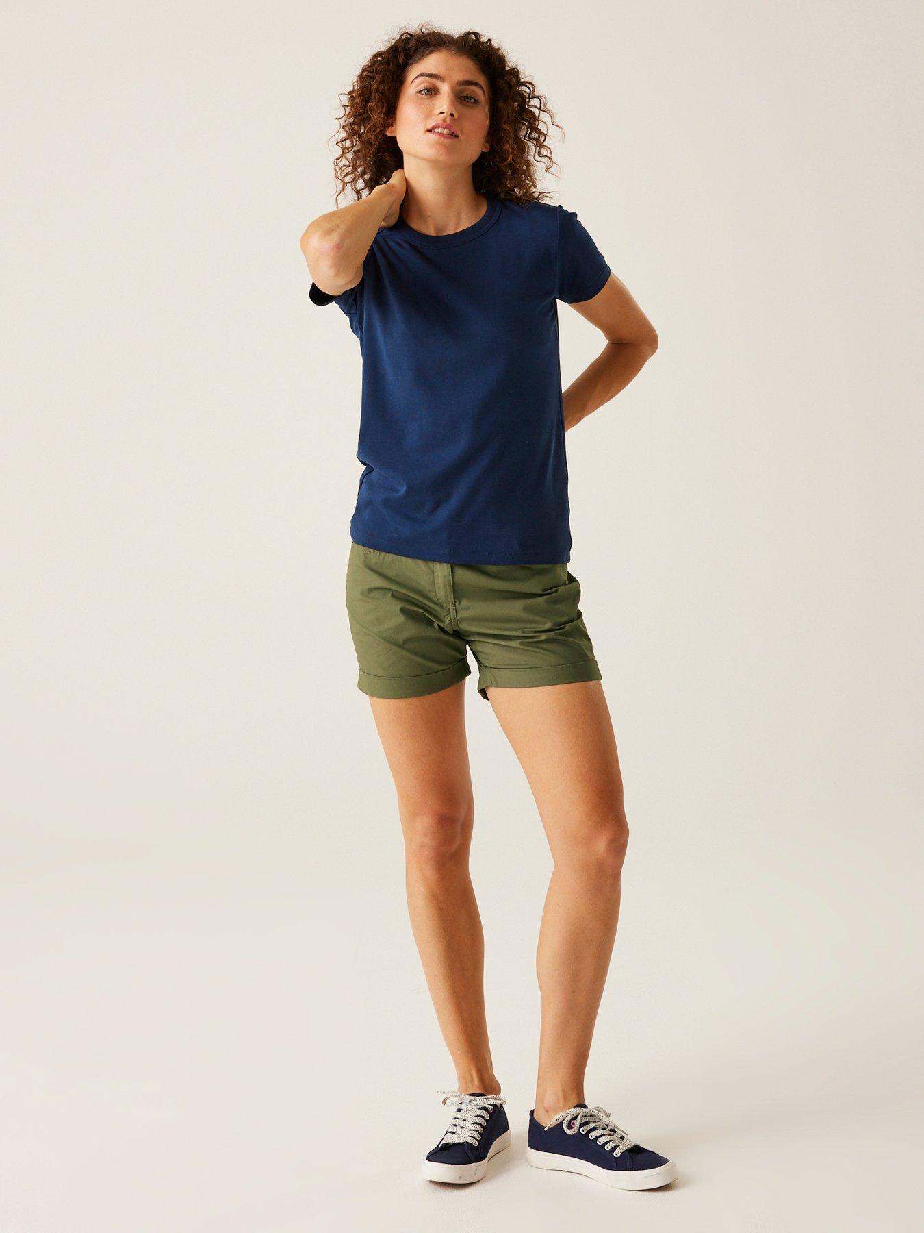 Image 3 of 6 of Regatta Womens Pemma Shorts- Green