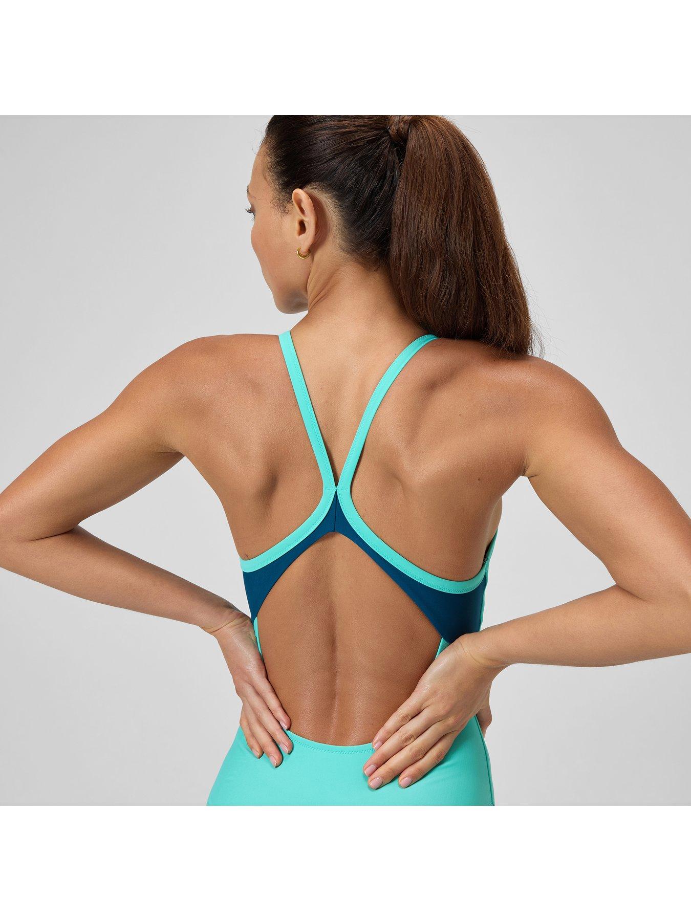 Image 5 of 6 of Speedo Solid Racerback 1 Piece - Arctic Glass