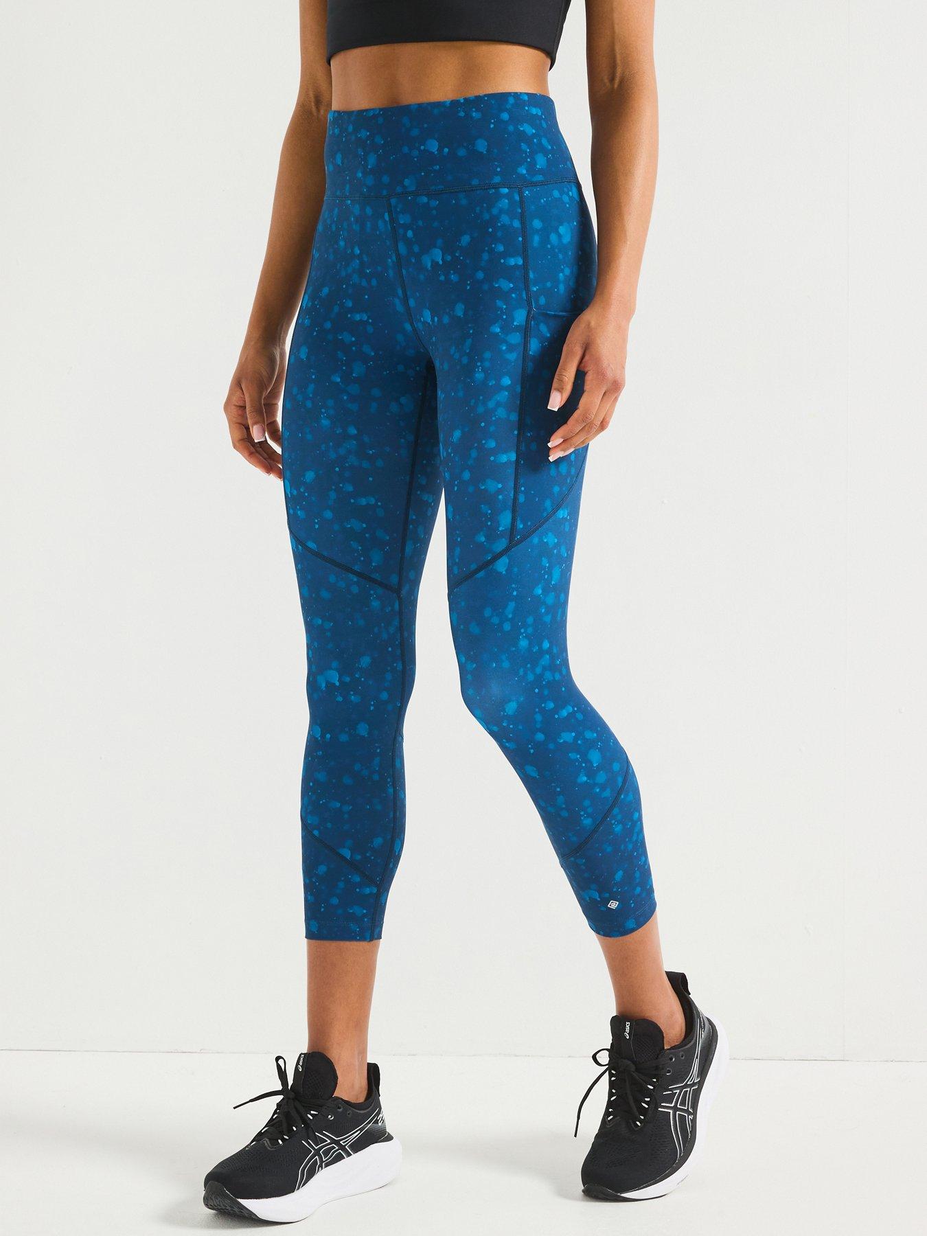 Image 1 of 6 of Ronhill Womens Running Tech Crop Tight - Blue