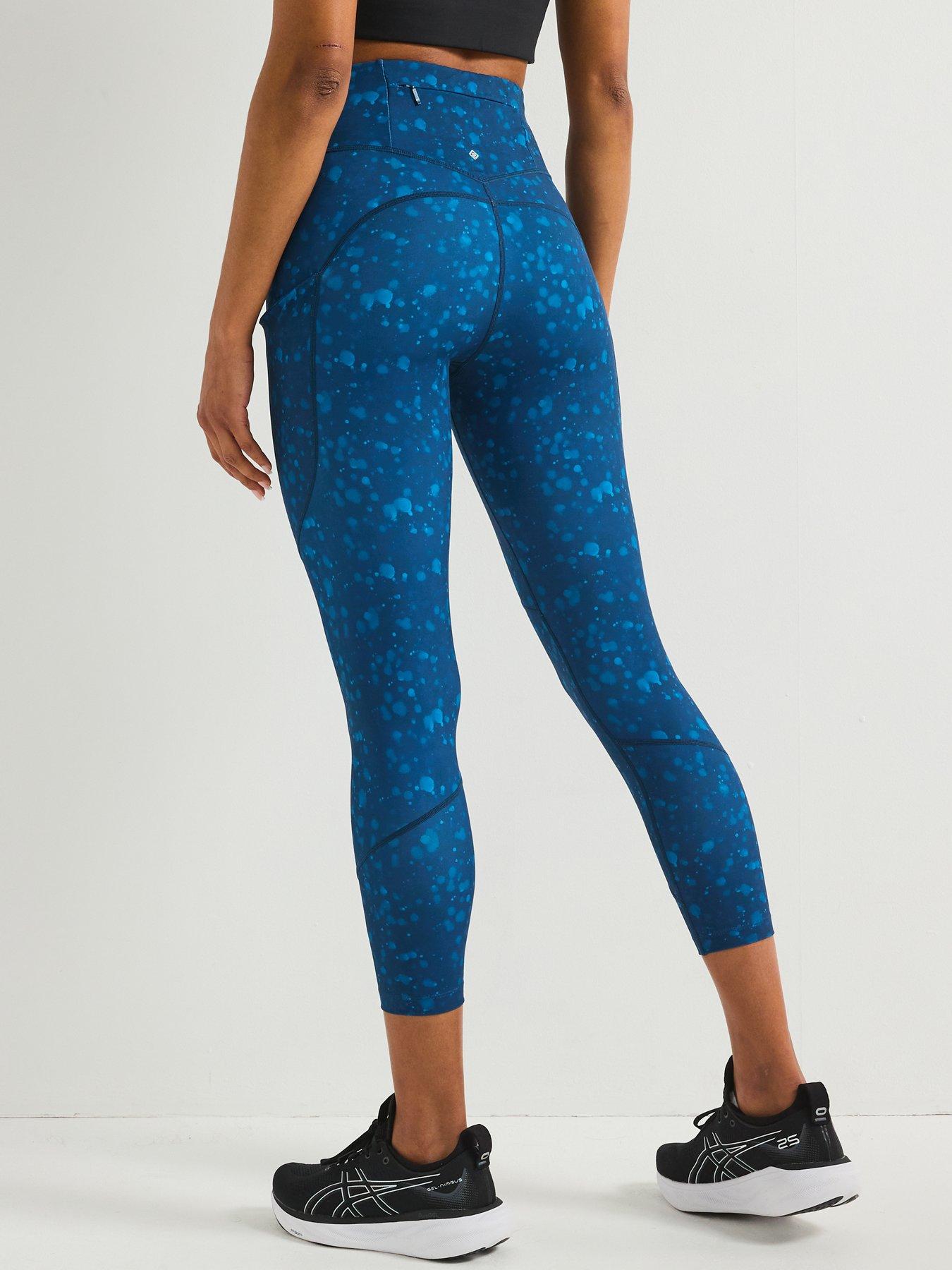Image 6 of 6 of Ronhill Womens Running Tech Crop Tight - Blue