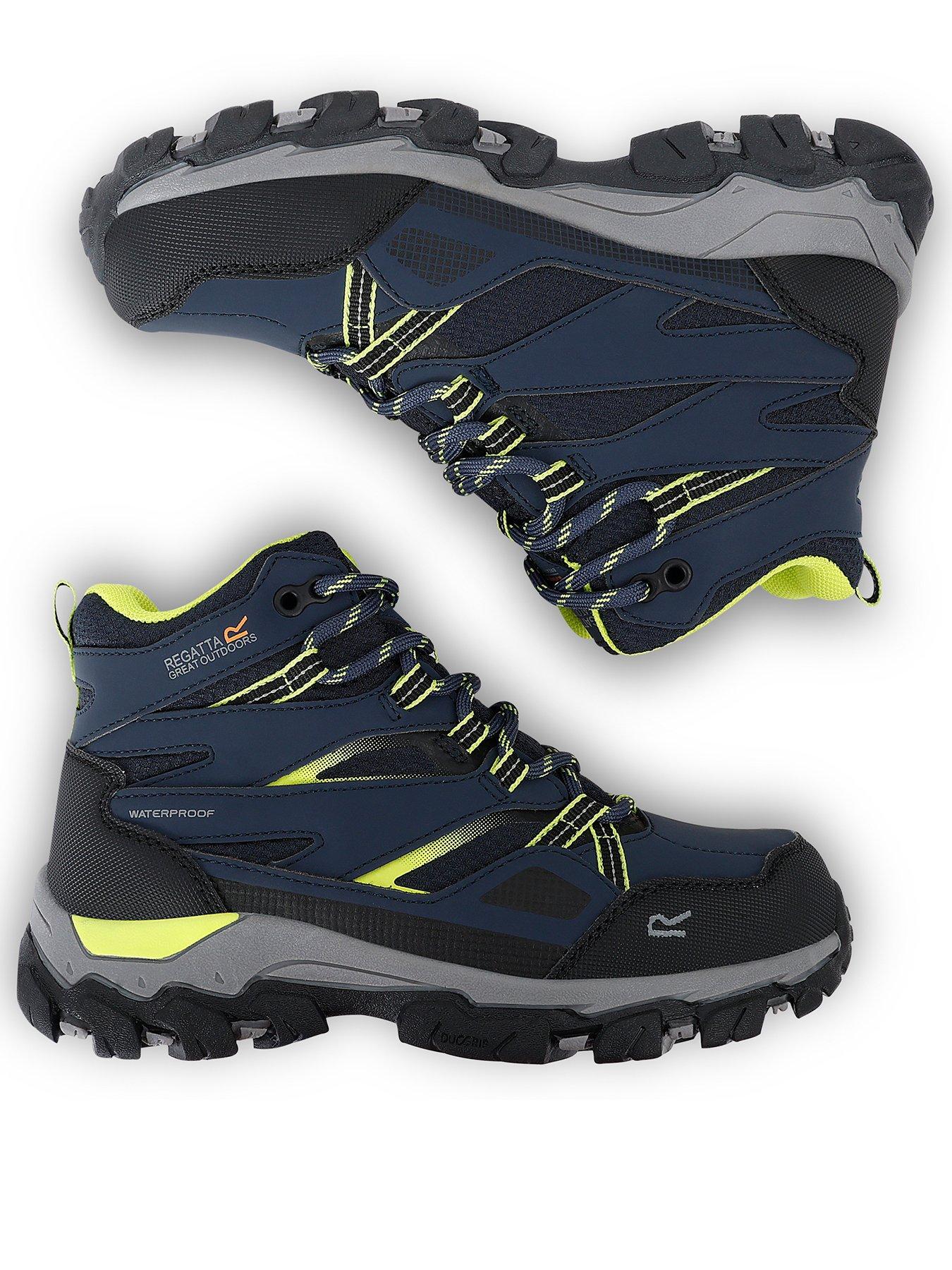 Image 3 of 7 of Regatta Kids Holcombe Junior Waterproof Walking Boot -navy