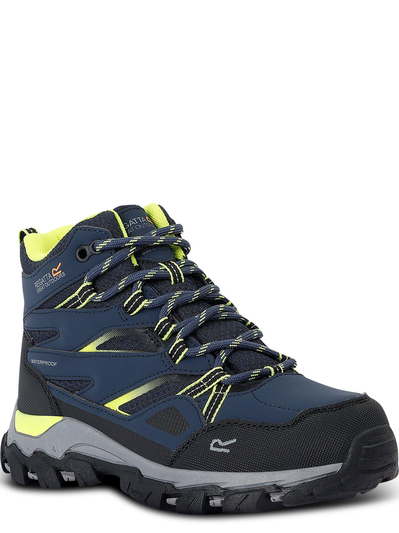 Image 4 of 7 of Regatta Kids Holcombe Junior Waterproof Walking Boot -navy