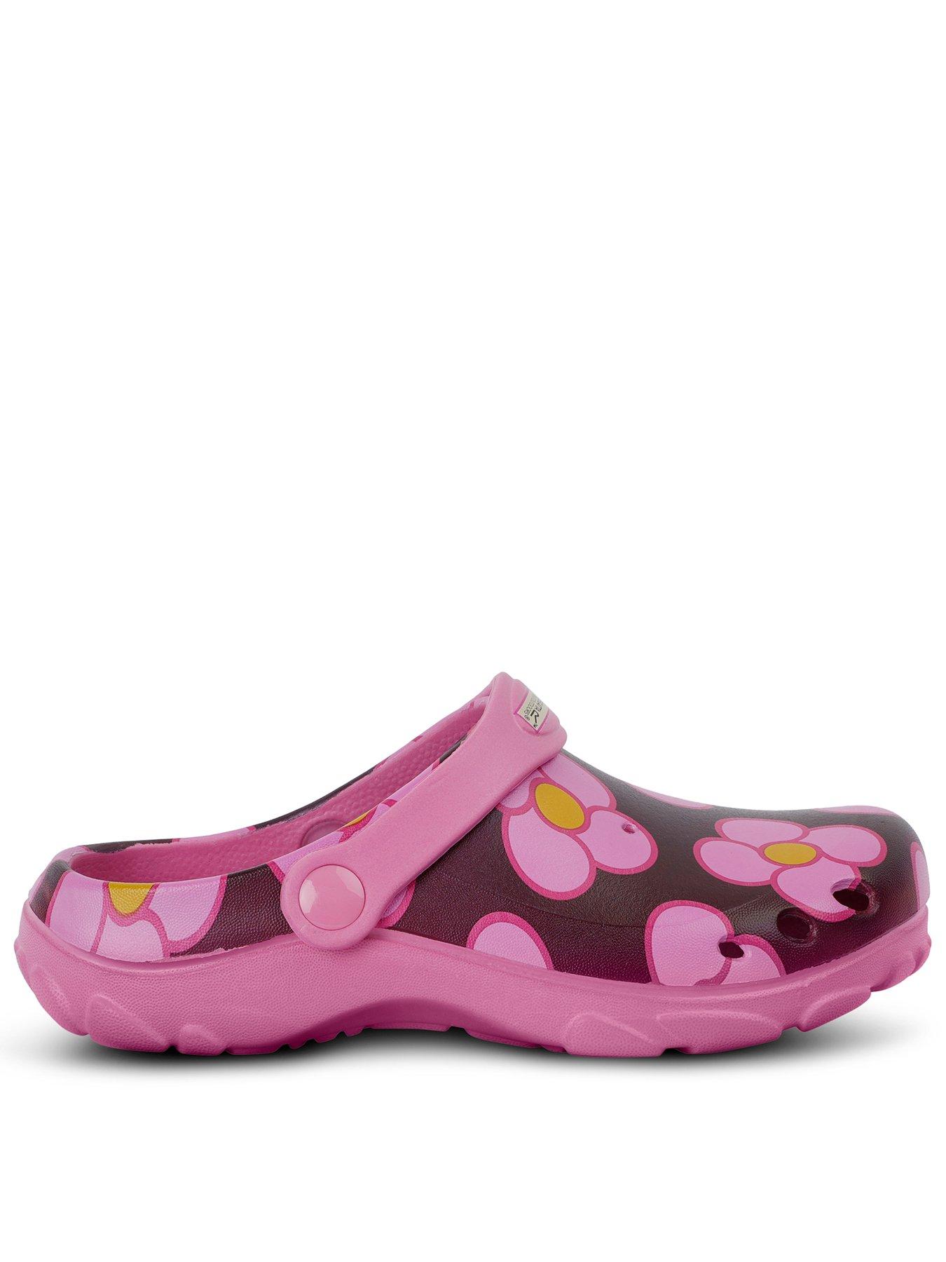 Image 1 of 7 of Regatta Kids Orla Junior Clogs - Pink Floral