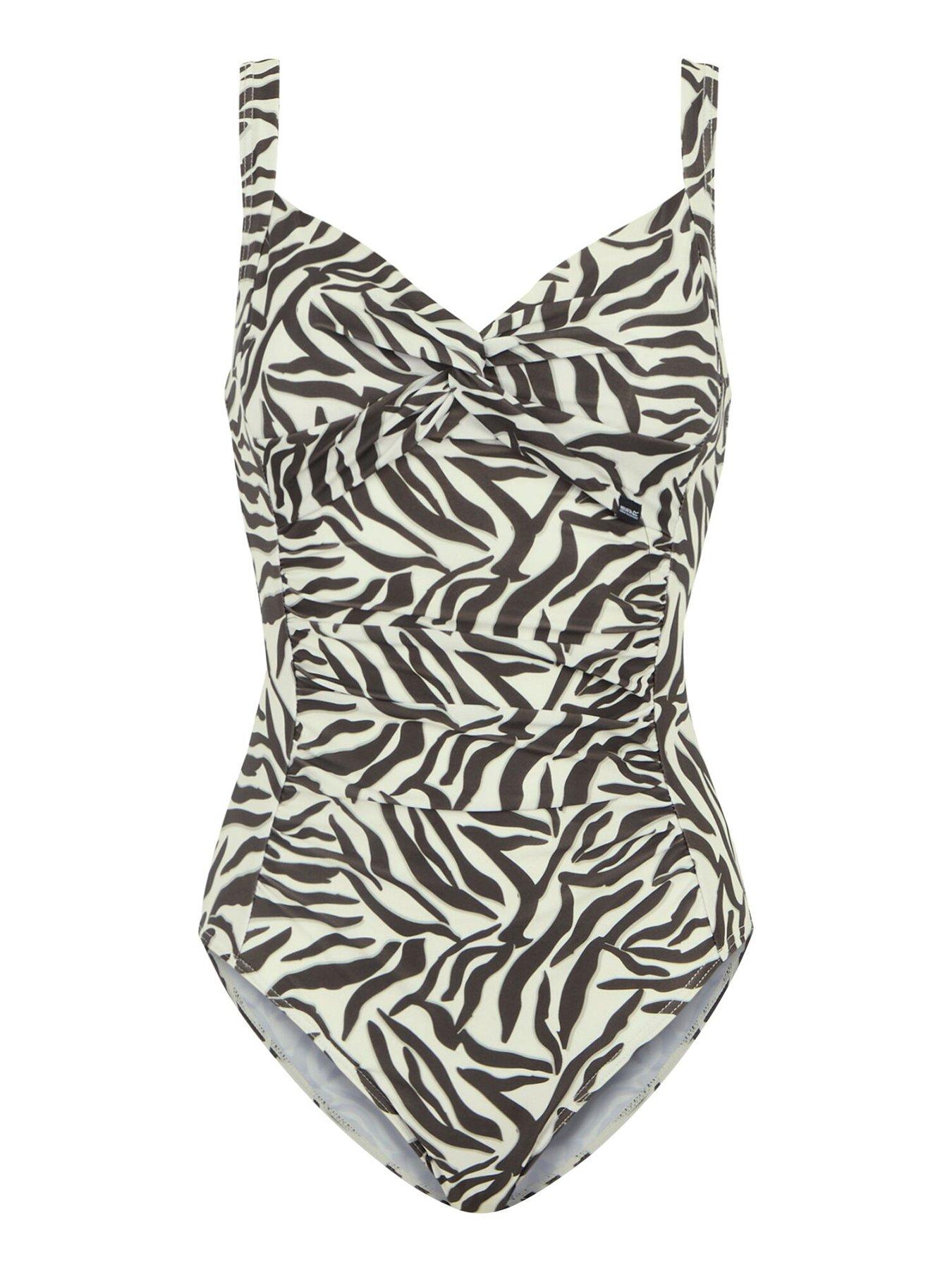 Image 5 of 6 of Regatta Womens Sakari Swimming Costume - Grey