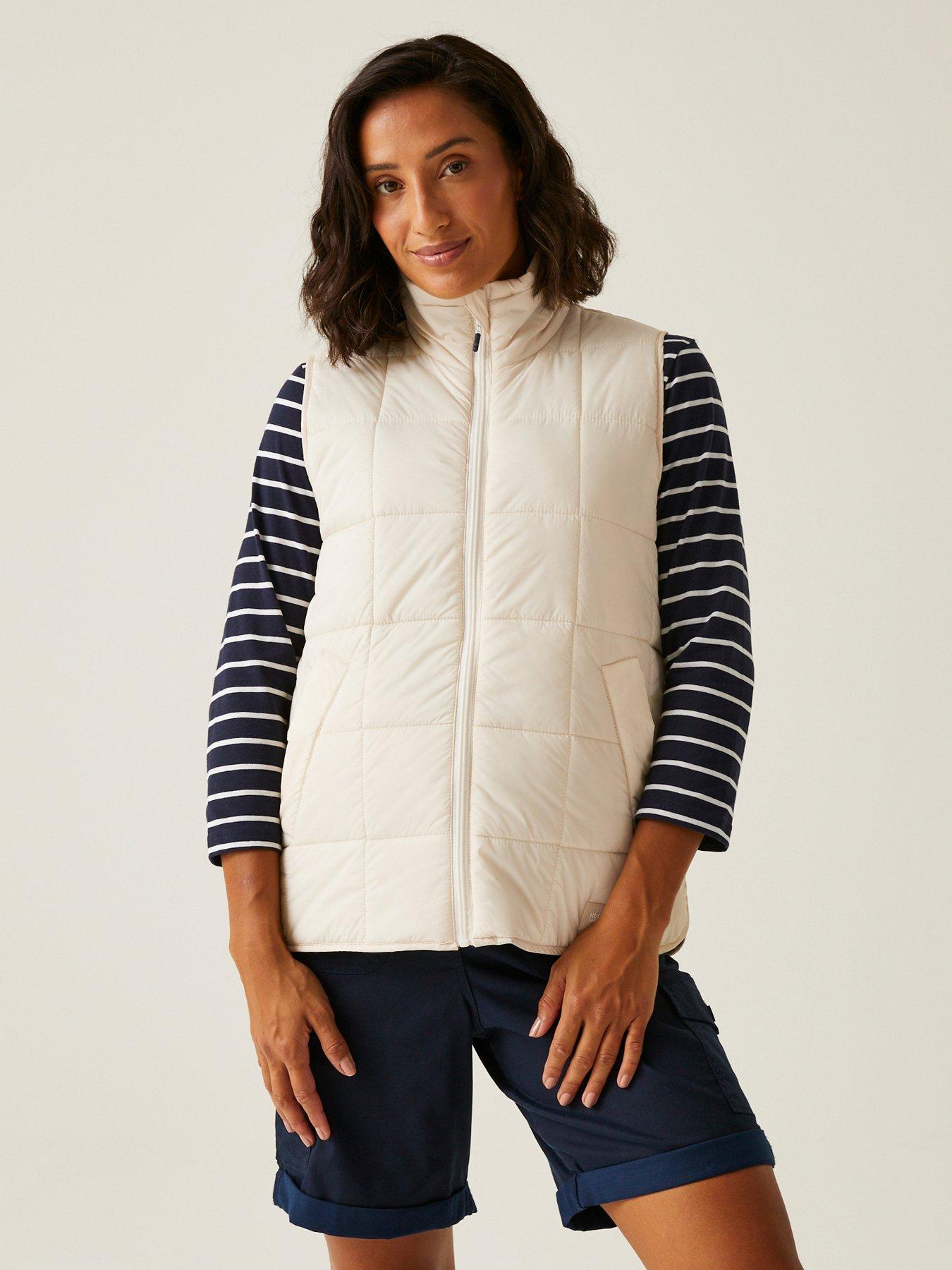 Image 1 of 6 of Regatta Womens Courcelle Ii Baffled Gilet- White