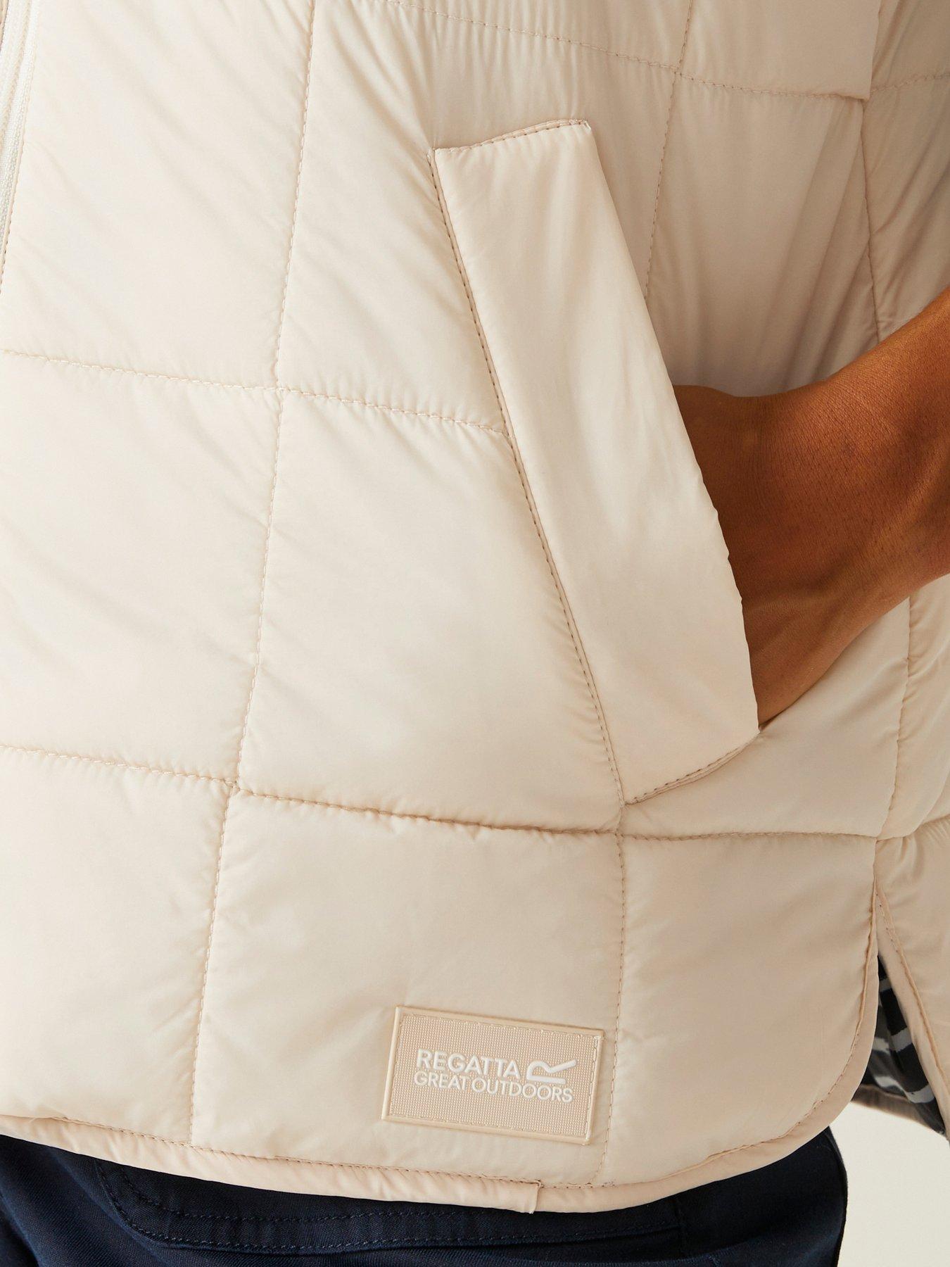 Image 5 of 6 of Regatta Womens Courcelle Ii Baffled Gilet- White