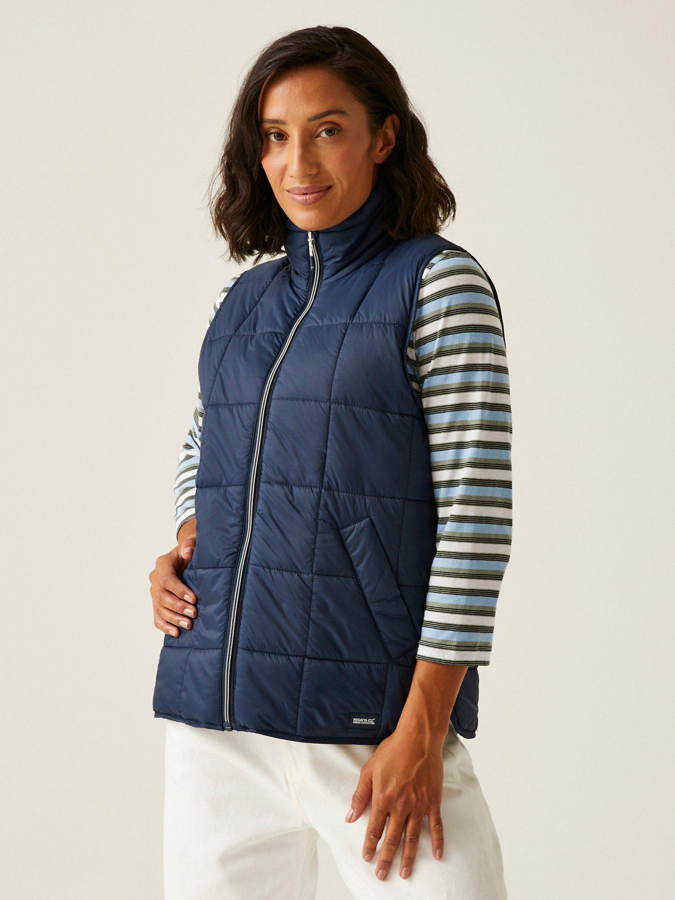 Image 1 of 6 of Regatta Womens Courcelle Ii Baffled Gilet - Navy
